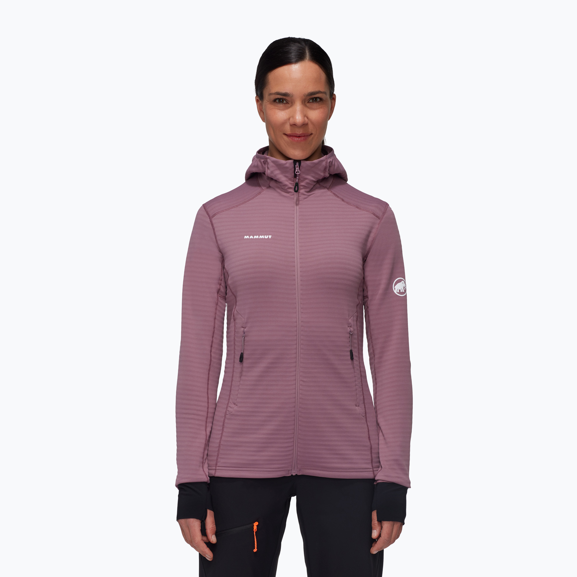 Dámska trekingová mikina MammutTaiss Light ML Hooded flux/black (Taiss Light ML Hooded 1014-04540-50607-112)