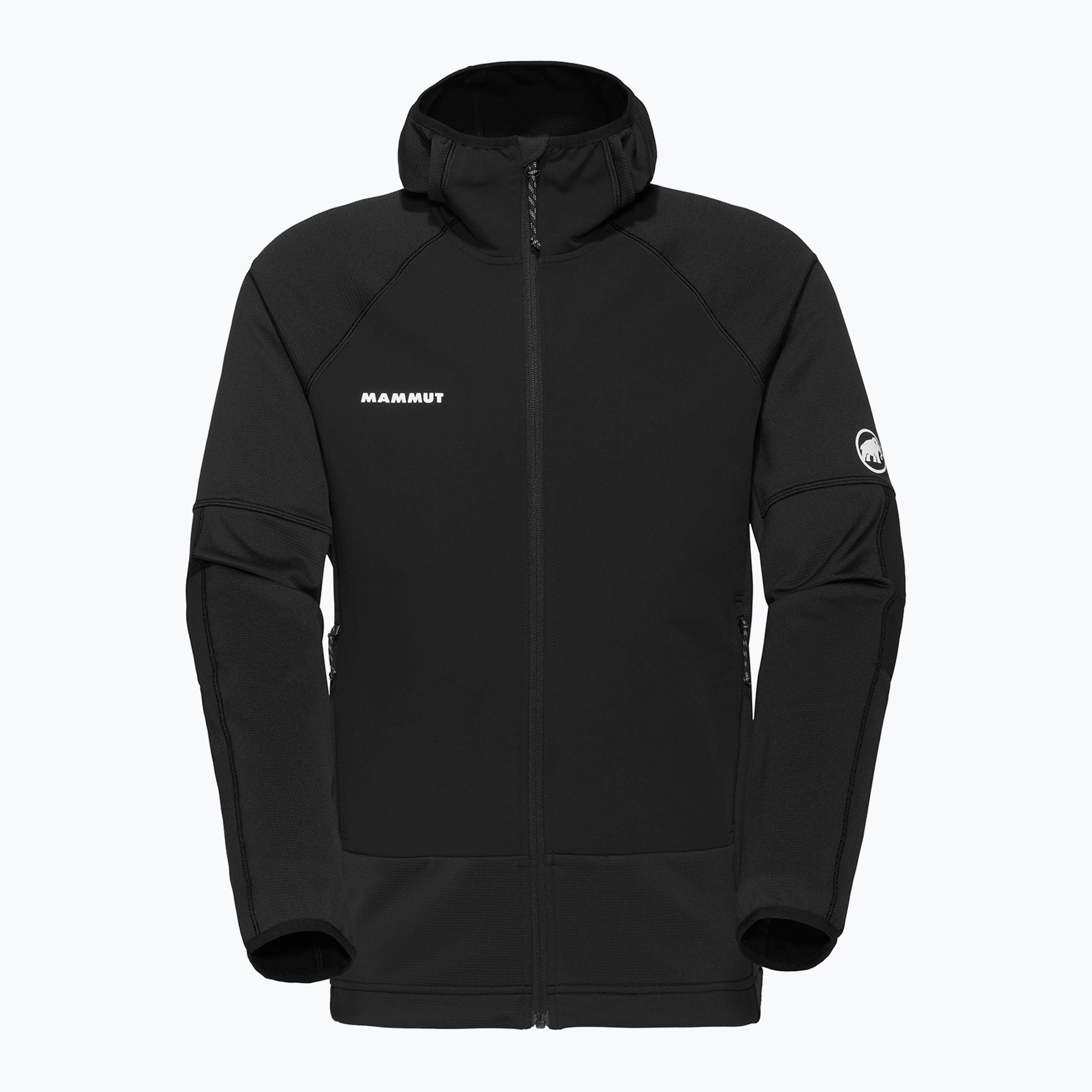 Mammut Massone ML Pánska vetrovka s kapucňou čierna (Massone ML Hooded 1014-06190-0001-114)