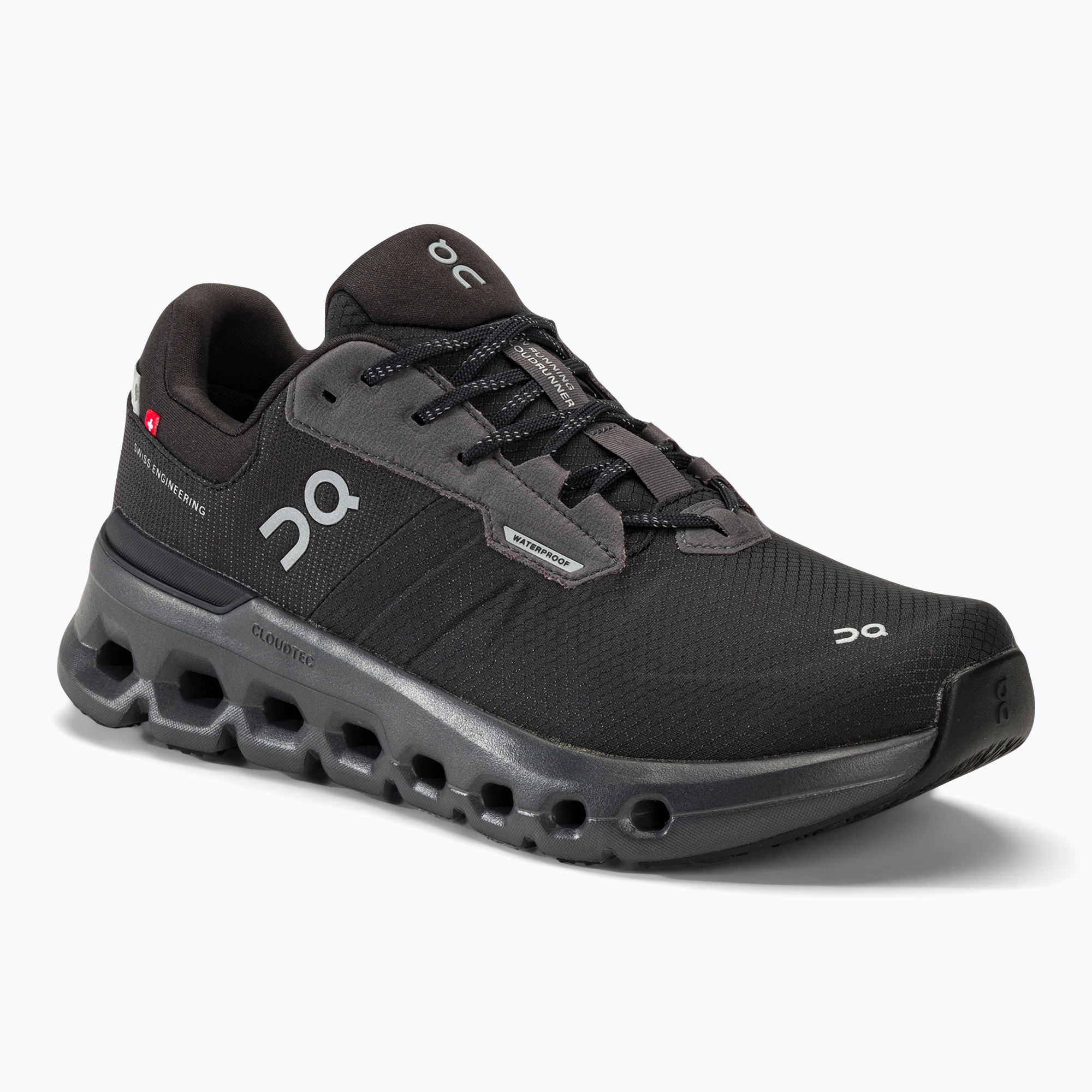 Pánska bežecká obuv On Running Cloudrunner 2 Waterproof magnet/black (Cloudrunner 2 Waterproof 3ME10152130)