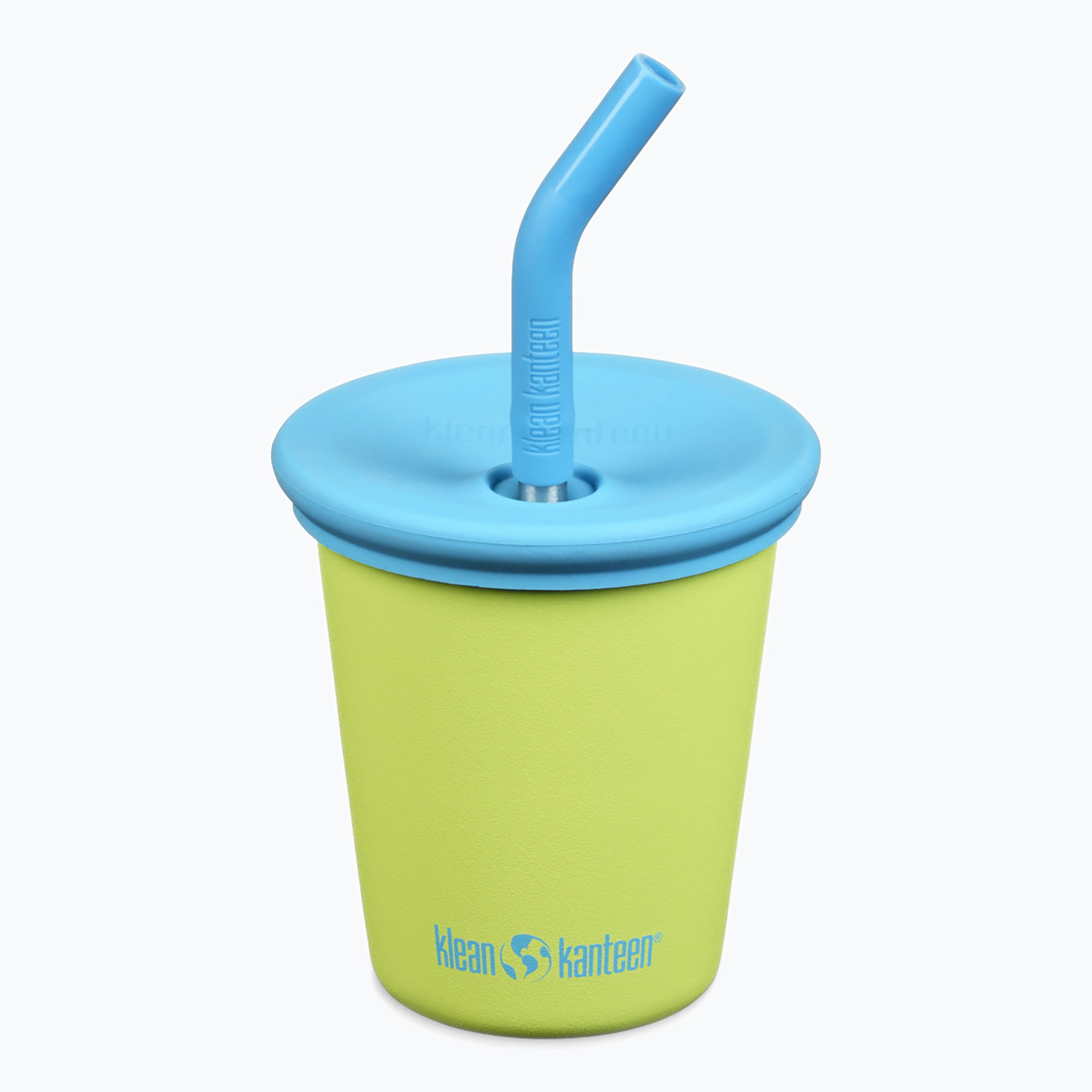 Klean Kanteen Detský hrnček s oceľovým viečkom so slamkou 296 ml (matný)