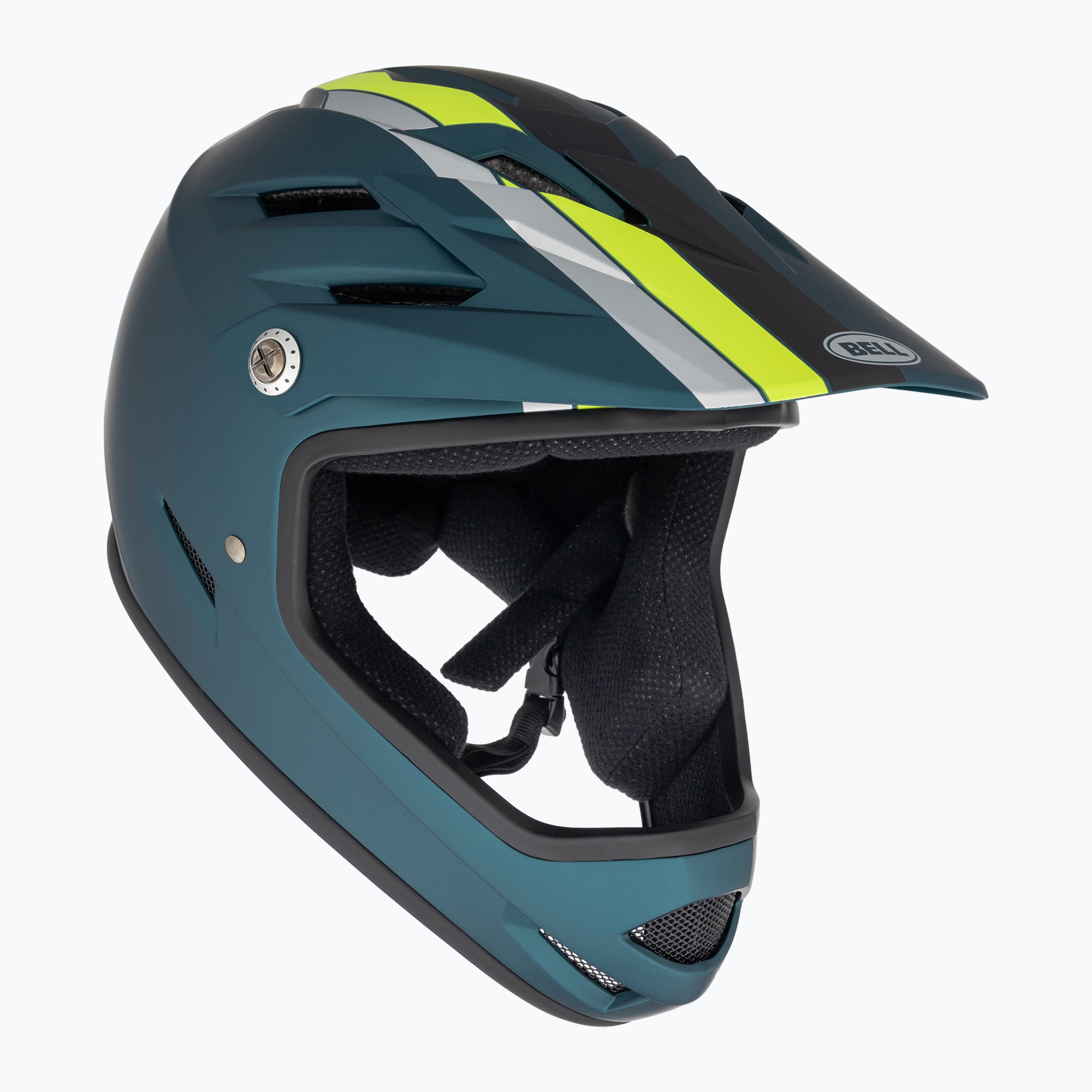 Cyklistická prilba Bell Sanction matte blue/hi-viz (Sanction BEL-7113141)