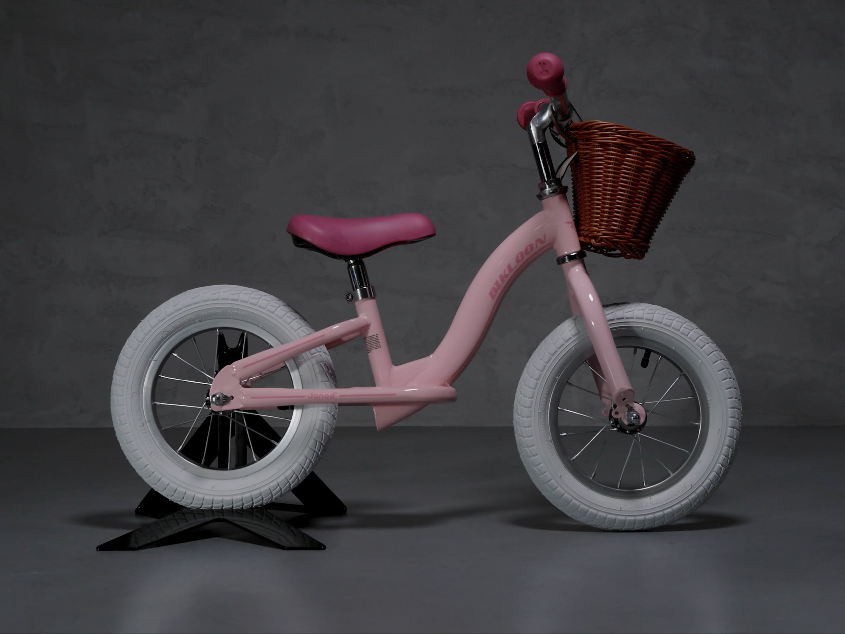 Janod Bikloon Vintage ružový bežecký bicykel J3295