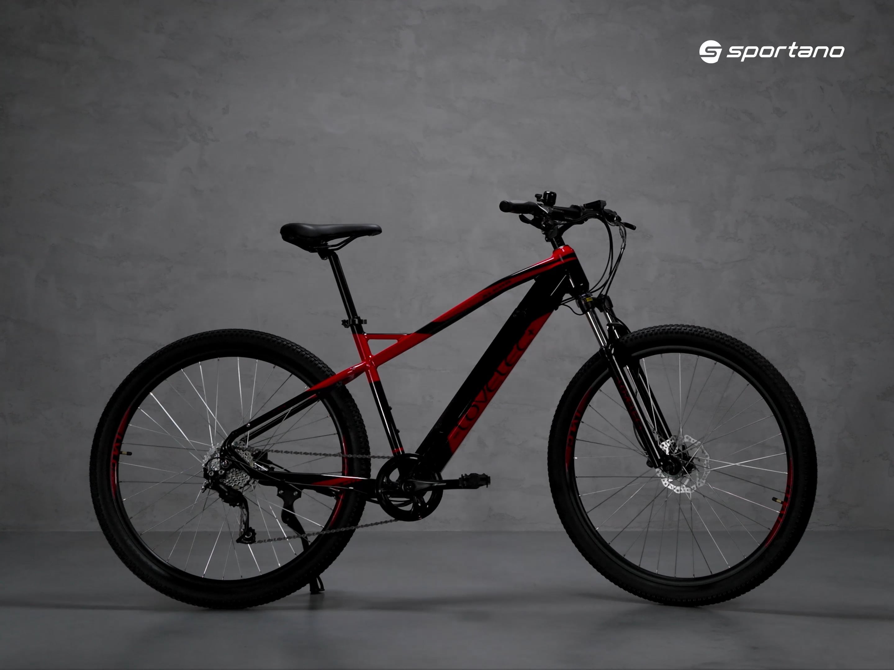 Lovelec Alkor 15Ah čierny/červený elektrický bicykel B400239