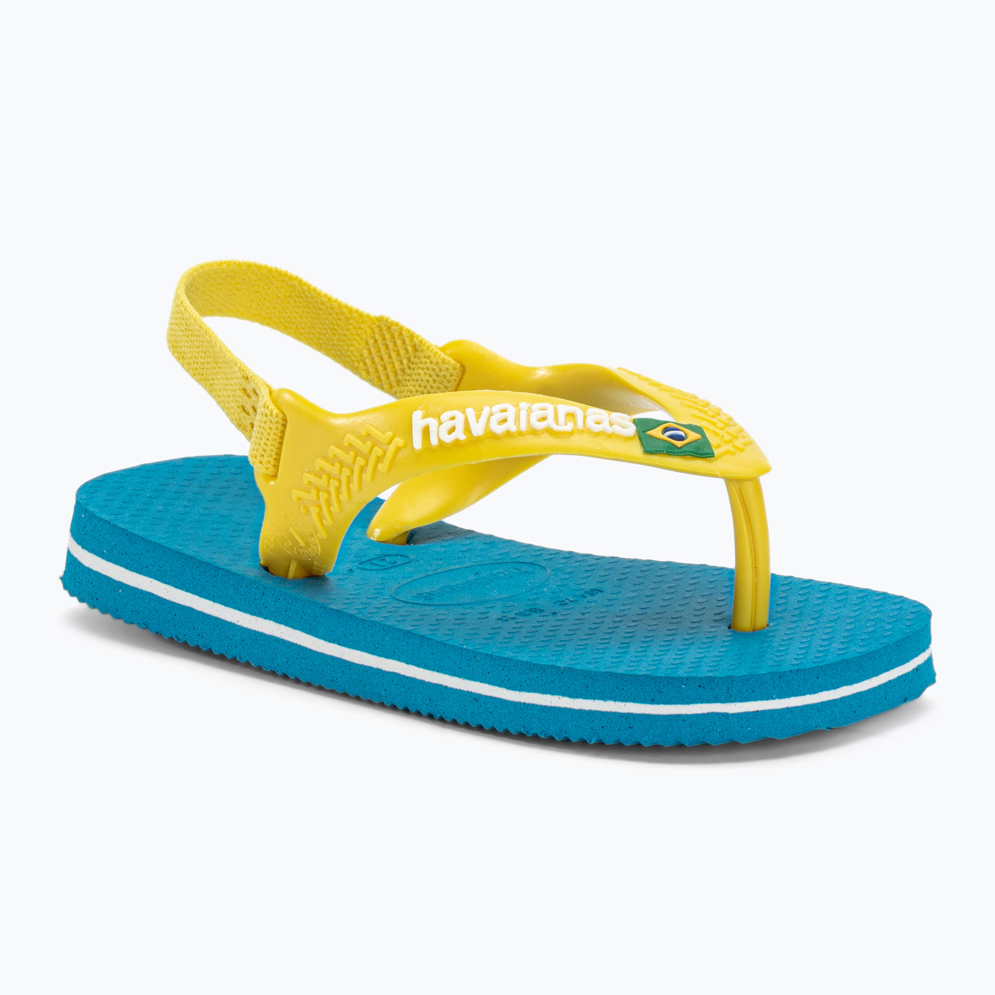 Havaianas Baby Brasil Logo II žabky white/blue/green/yellow (Baby Brasil Logo II 4140577)