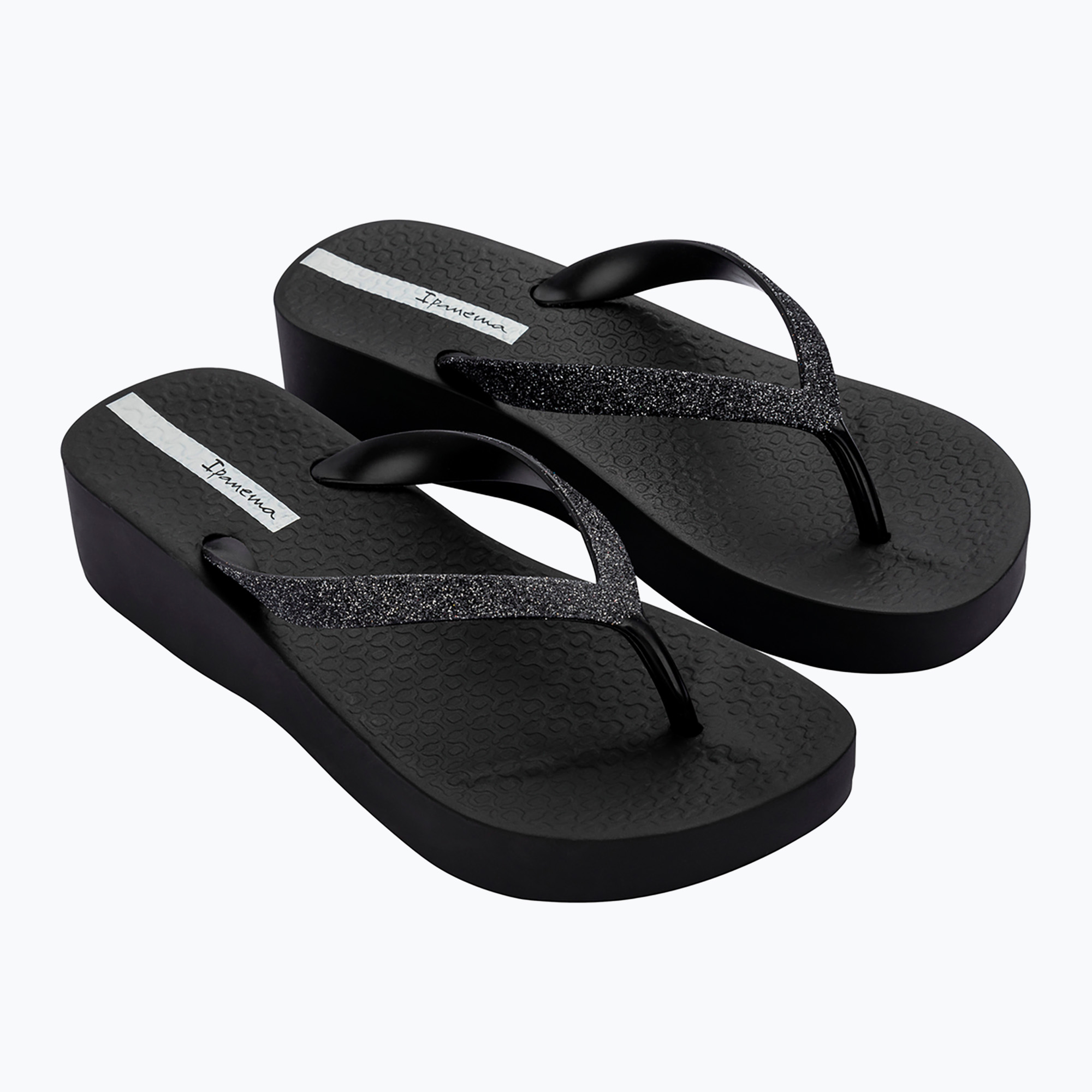 Dámske žabky Ipanema Mesh Chic Plat black/glitter black (Mesh Chic Plat 83386-AJ496)
