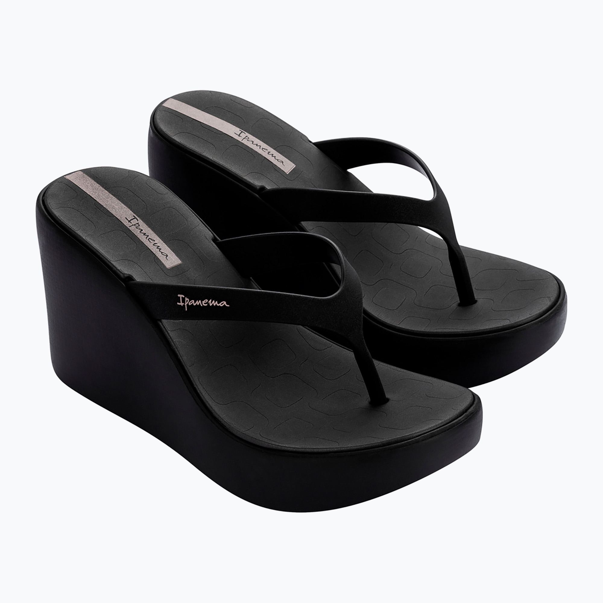 Dámske žabky Ipanema High Fashion II black/black/beige (High Fashion II 83626-BD950)