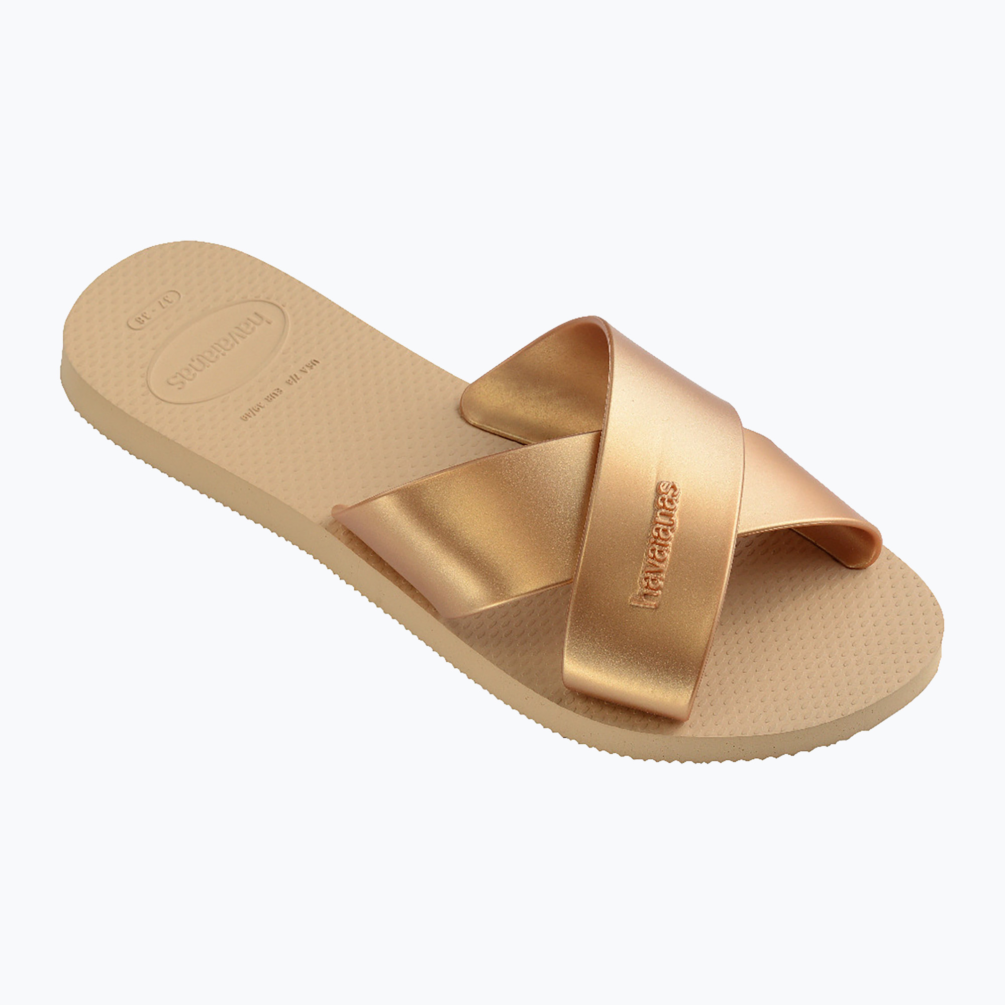 Dámske žabky Havaianas Aqua Metallic golden (Aqua Metallic H4148866-0570)