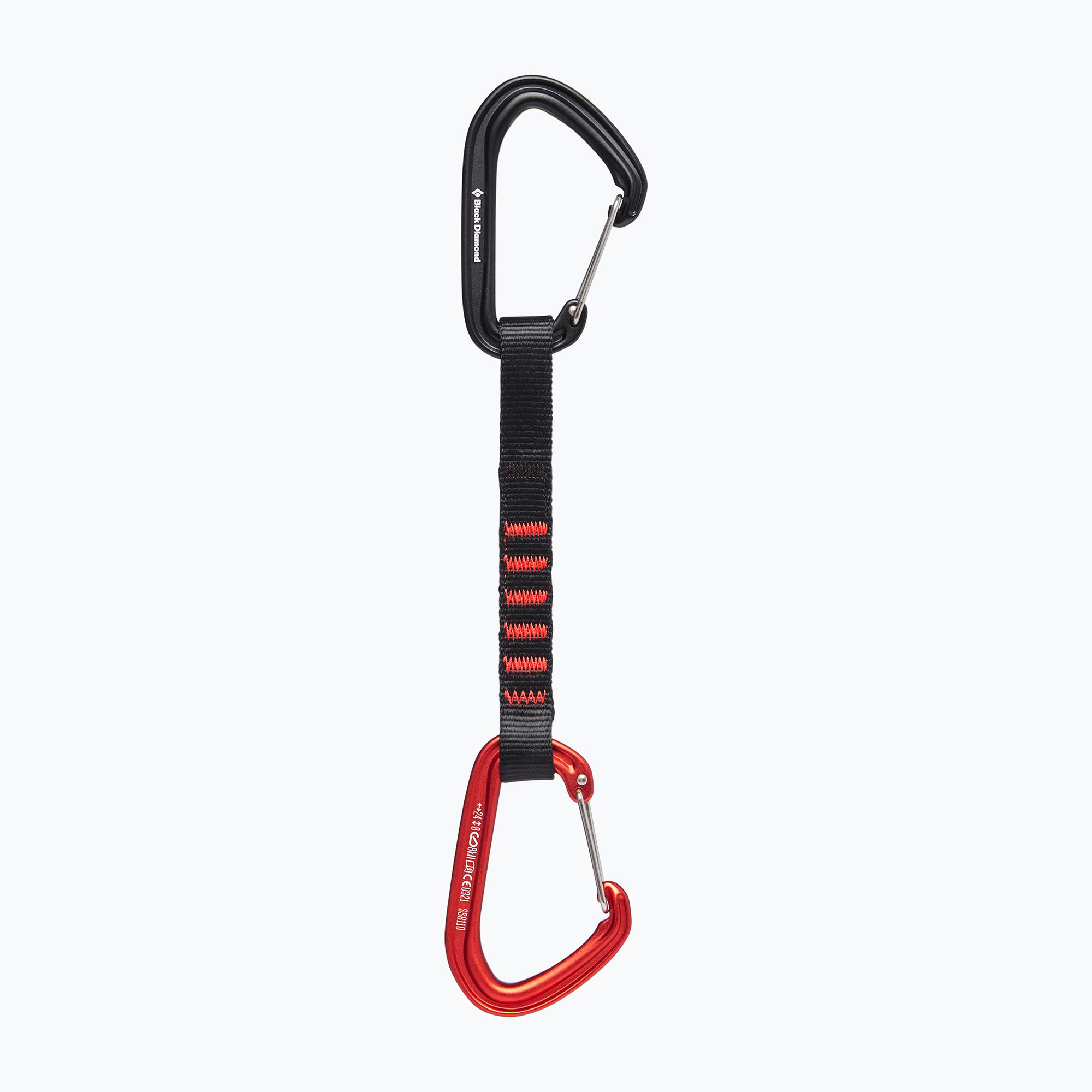 Black Diamond Hotwire Quickdraw 16cm acetátový lezecký expres