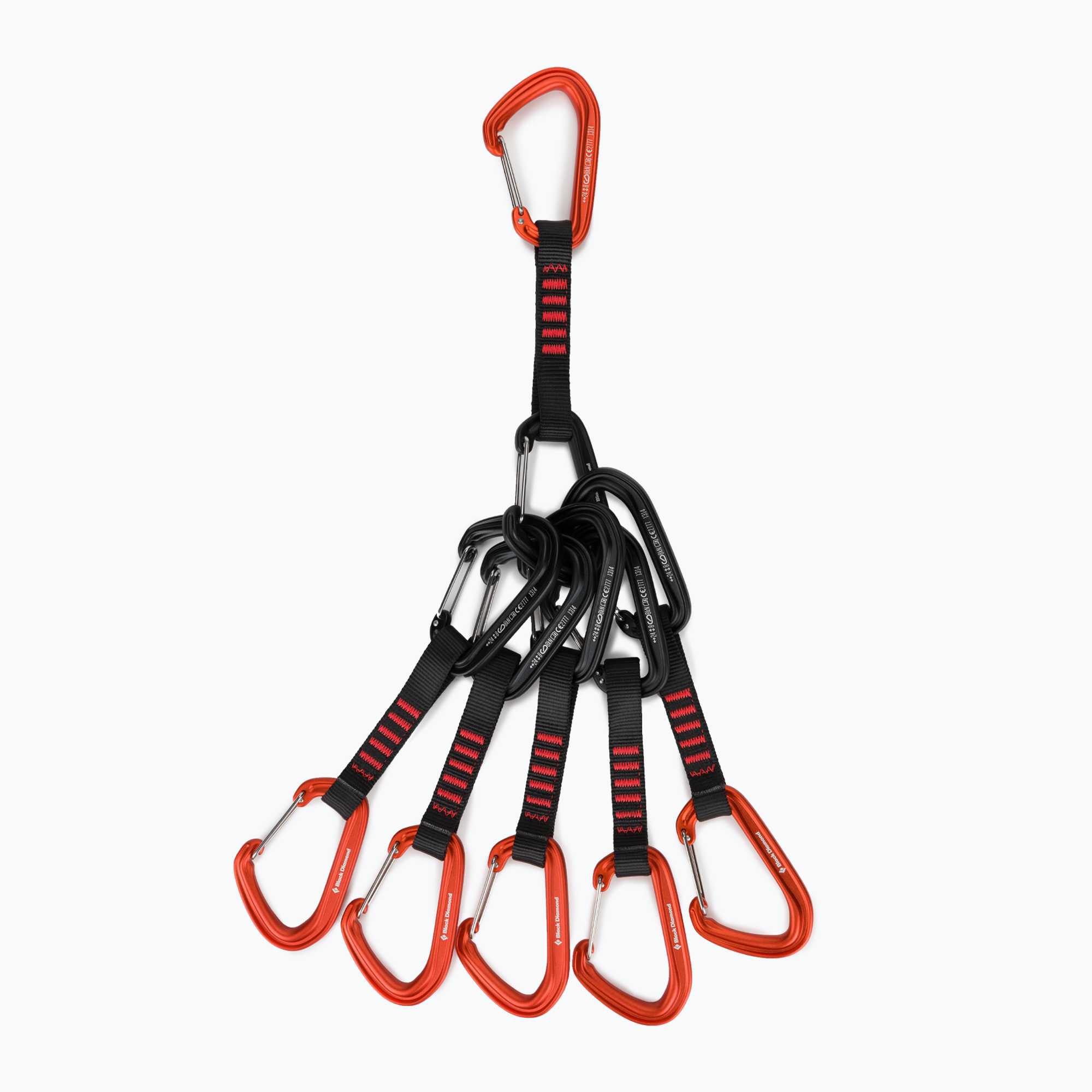 Black Diamond Hotwire Quickpack lezecká expresná sada 6 ks červená BD3811218001ALL1