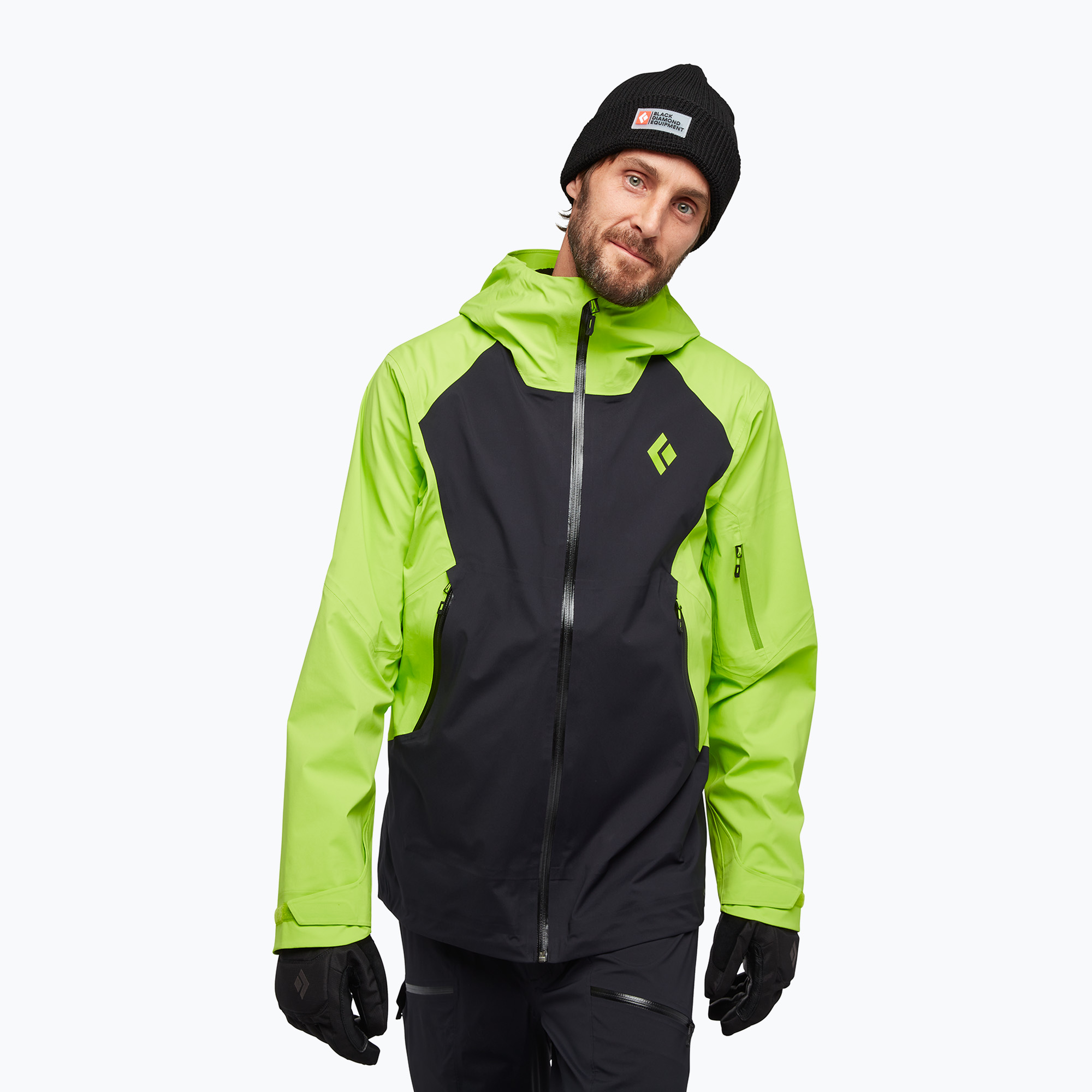 Pánska bunda Black Diamond Recon Lt Stretch green/black AP7450199397LRG1 (Recon Lt Stretch AP7450199397LRG1)