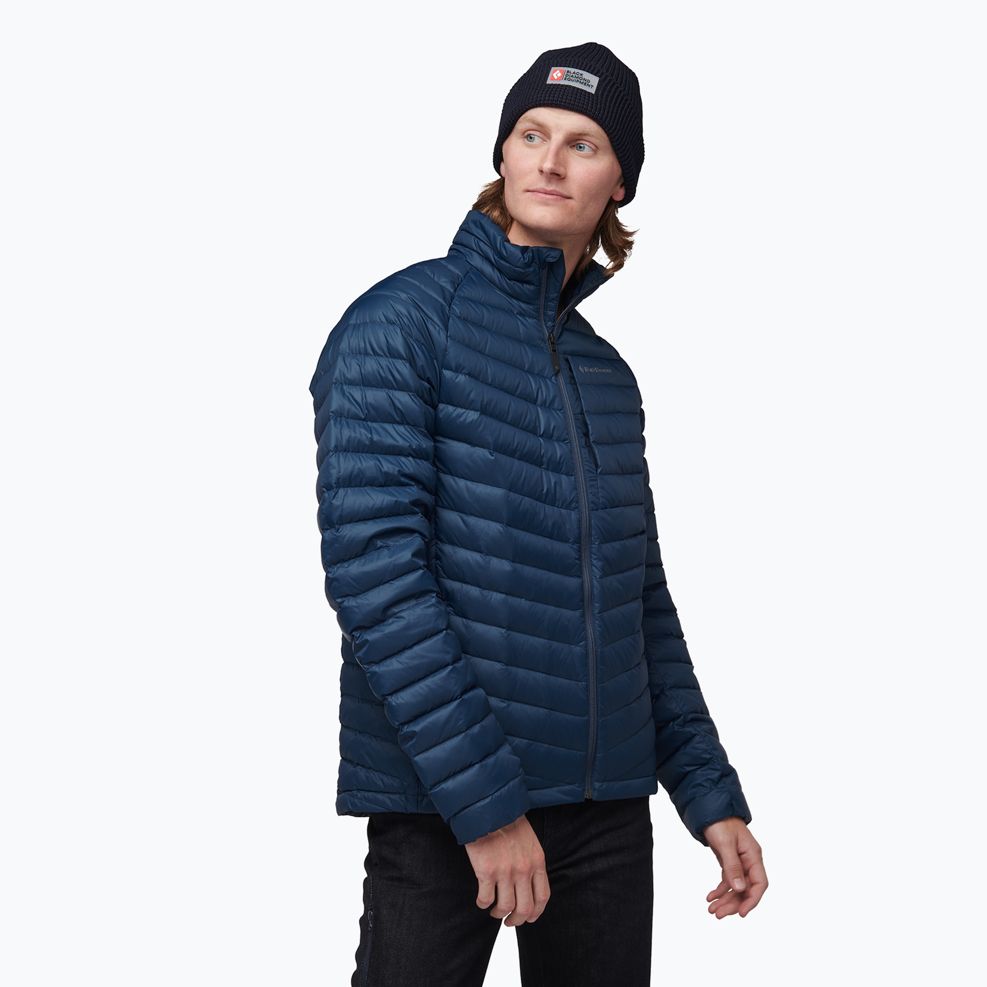 Pánska páperová bunda Black Diamond Access Down navy blue AP7460834013LRG1 (Access Down AP7460834013LRG1)