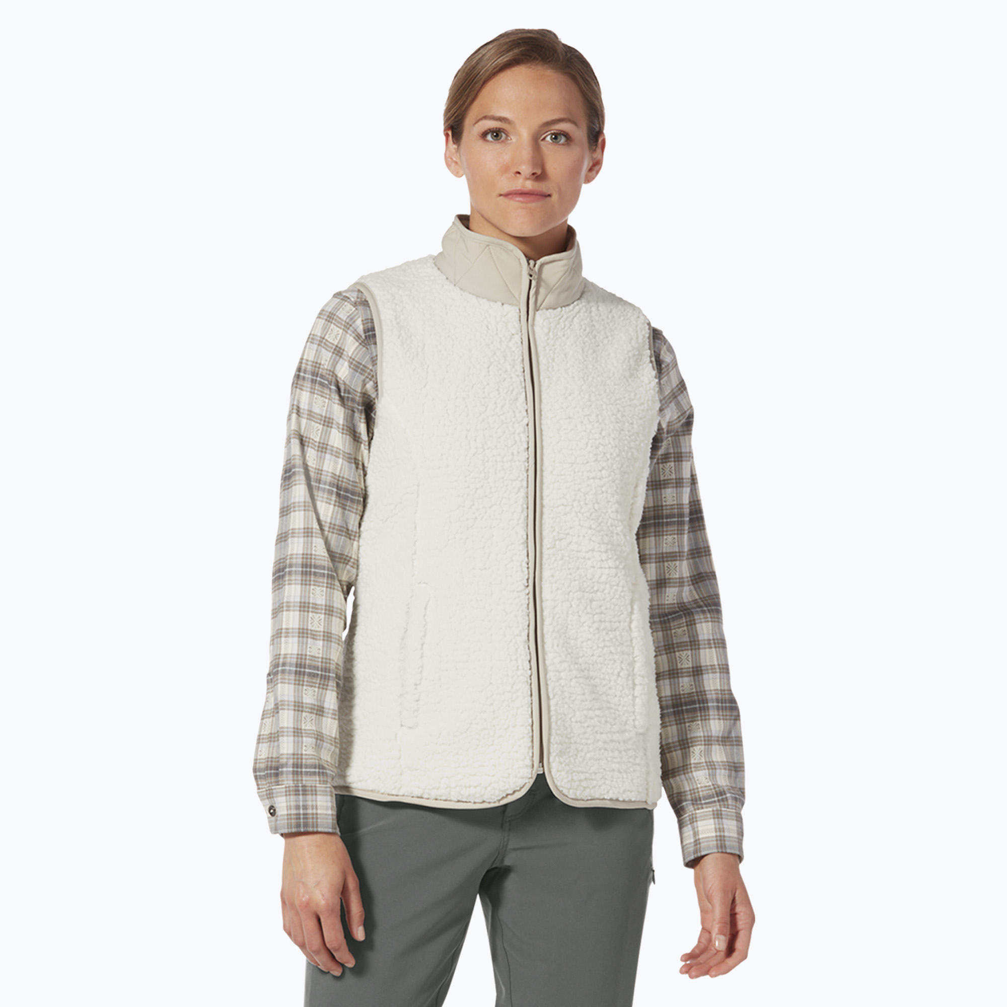 Dámska vesta Royal Robbins Urbanesque bez rukávov creme (Urbanesque Vest Y318010)