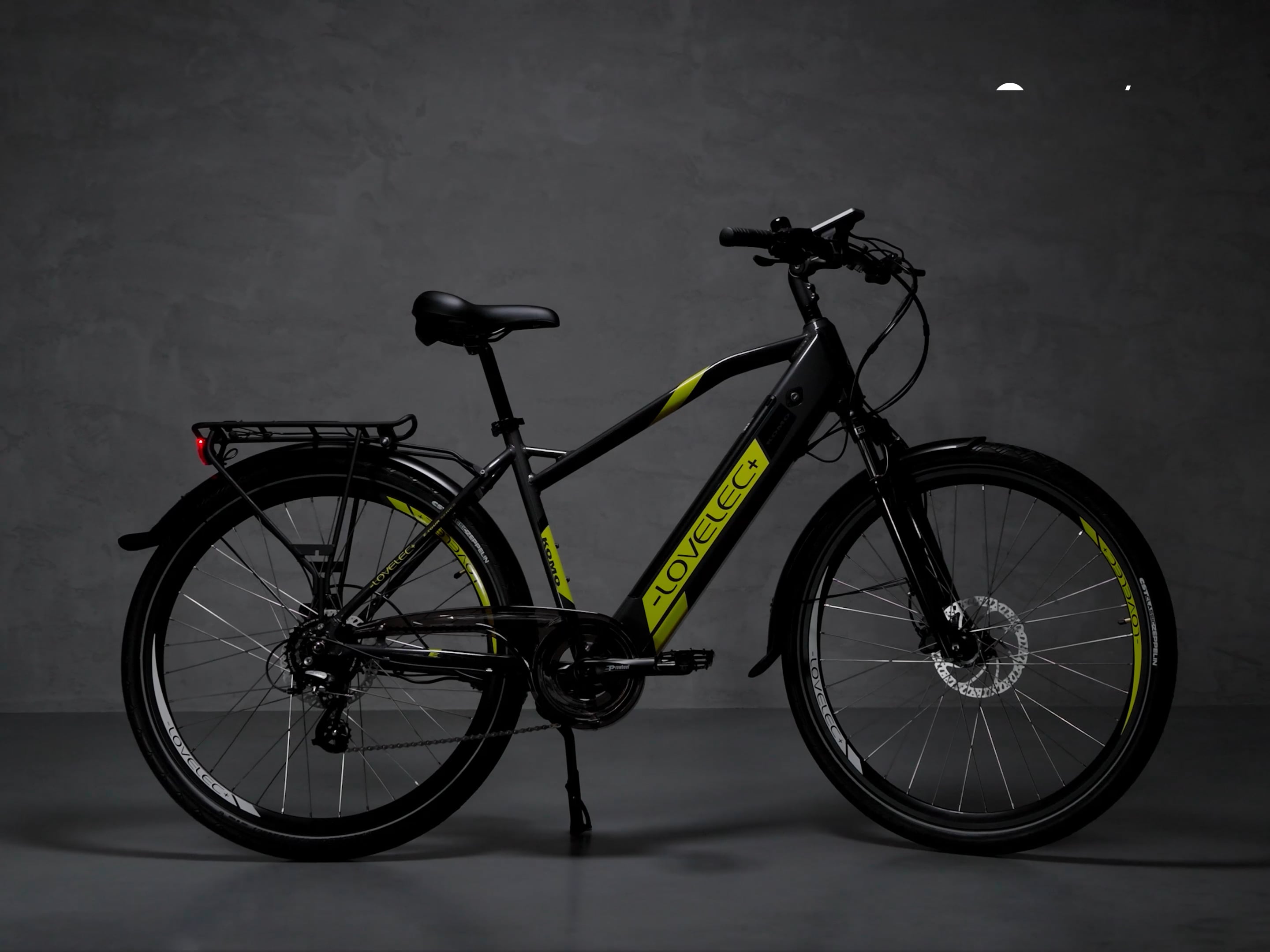 LOVELEC Komo Man 16Ah sivo-žltý elektrický bicykel B400363