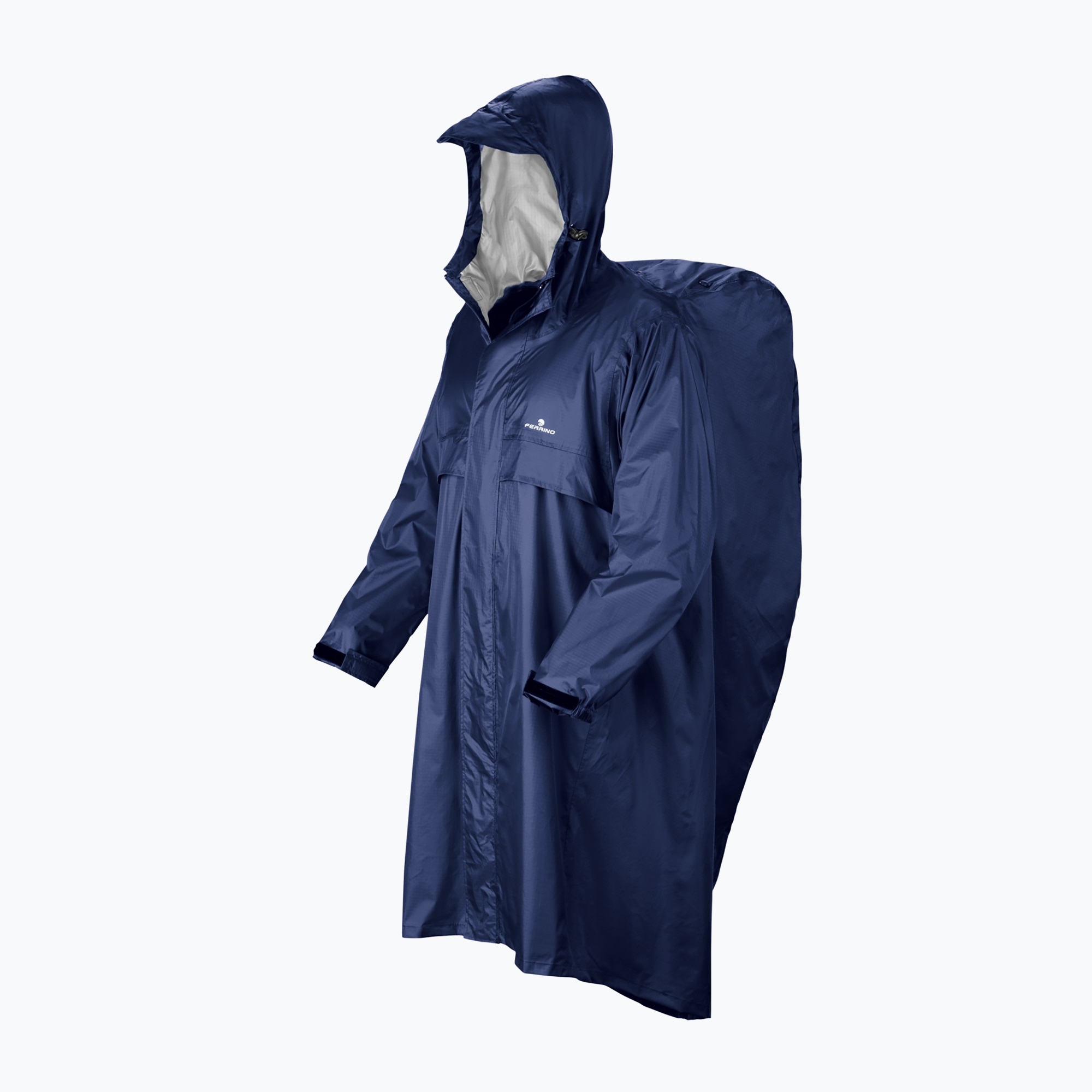 Ferrino Trekker Ripstop plášť do dažďa navy blue 78122HBBLXL (Trekker Ripstop 78122HBBLXL)