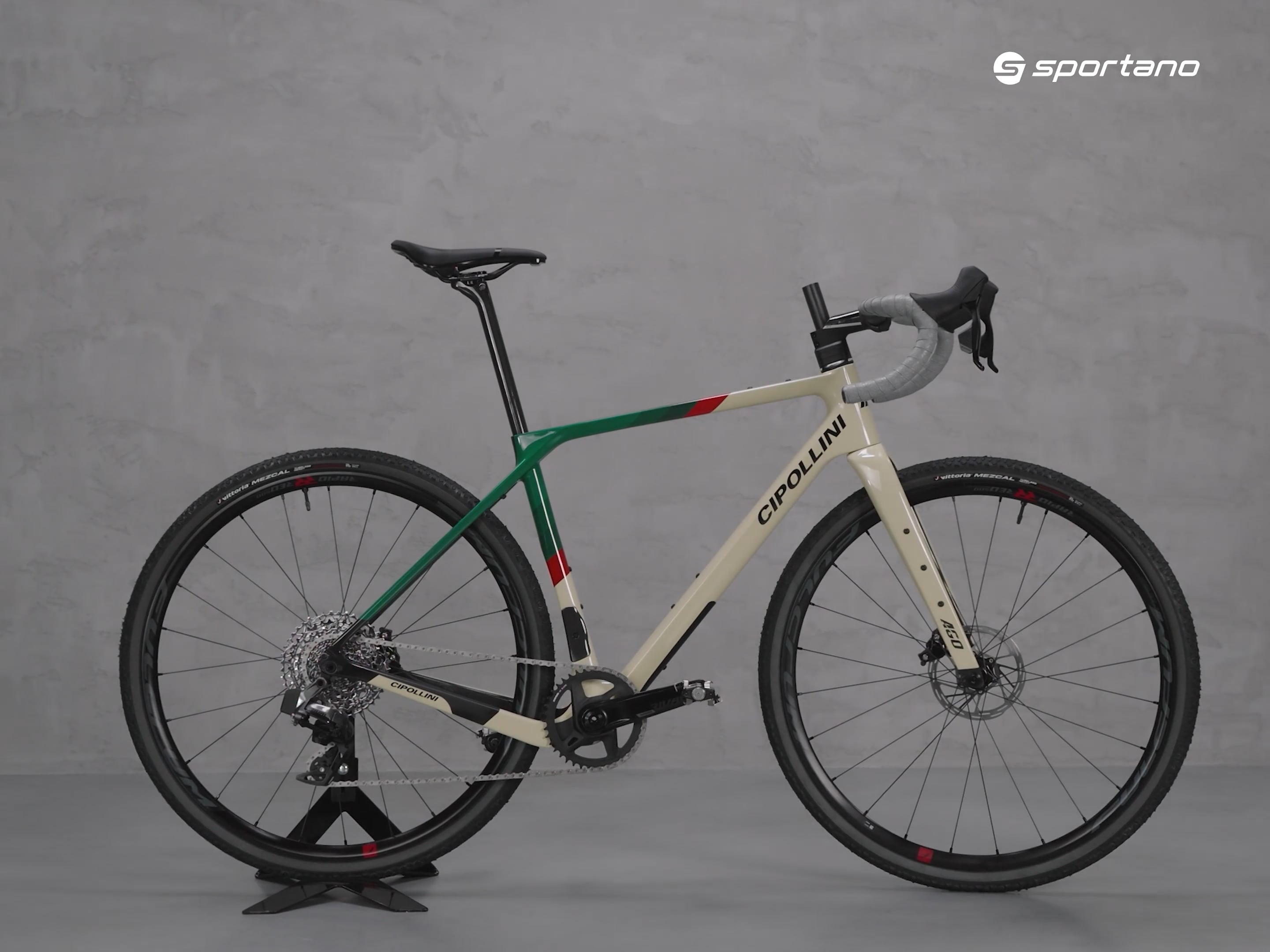 Štrkový bicykel Cipollini AGO O6FI SGRS23 béžovo-zelený M12MC123AGO_DB O6FI