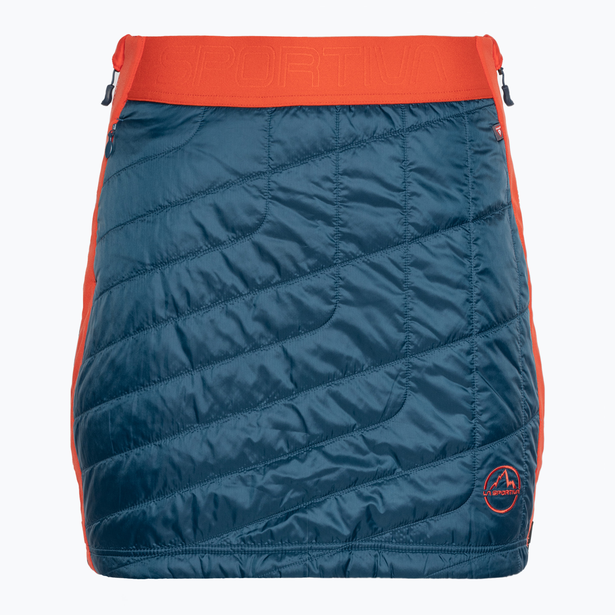Turistická sukňa La Sportiva Warm Up Primaloft storm blue/cherry tomato (Warm Up Primaloft ZASM005639322)