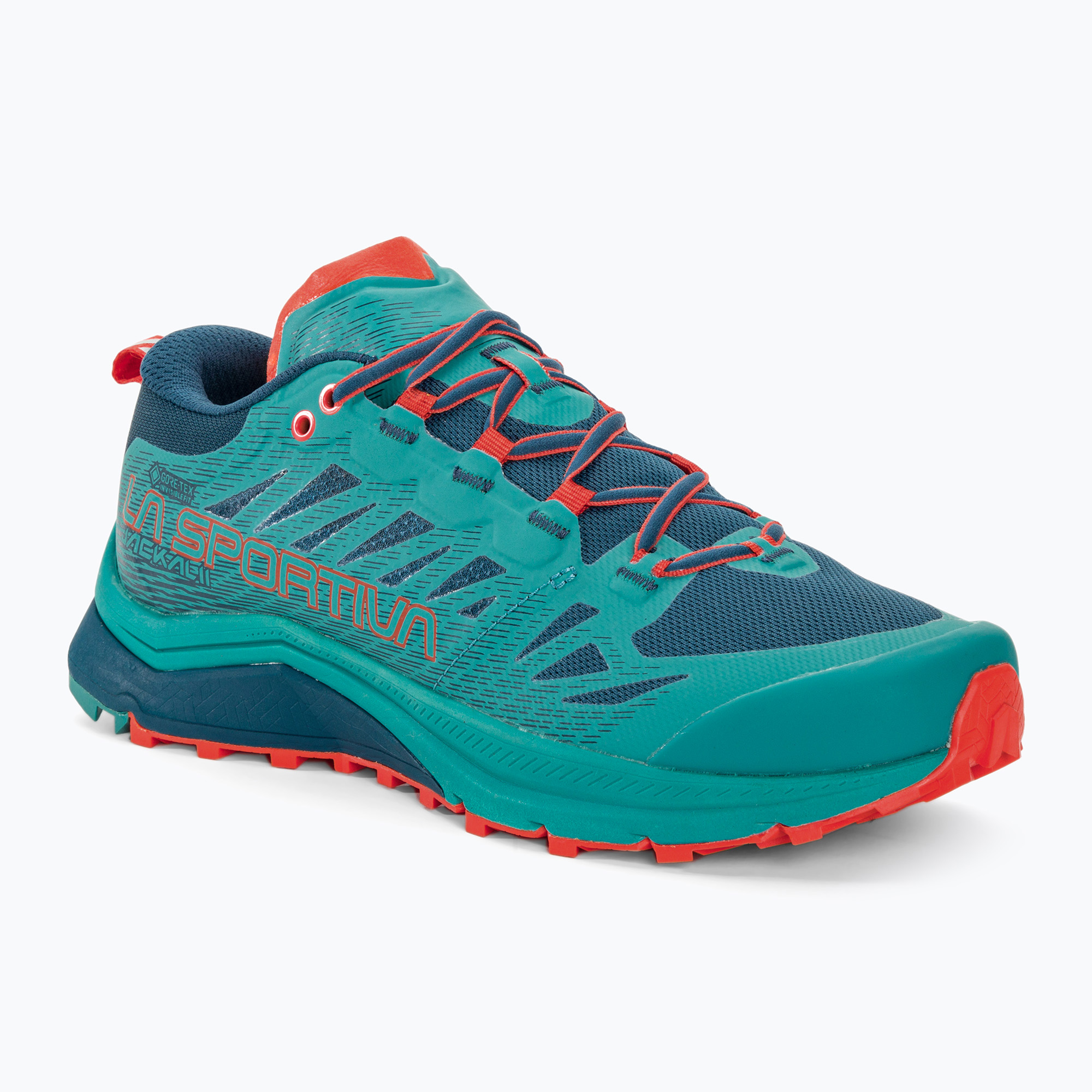 La Sportiva dámska bežecká obuv Jackal II Gtx storm blue/lagoon (Jackal II GTX ZFRS077639638)