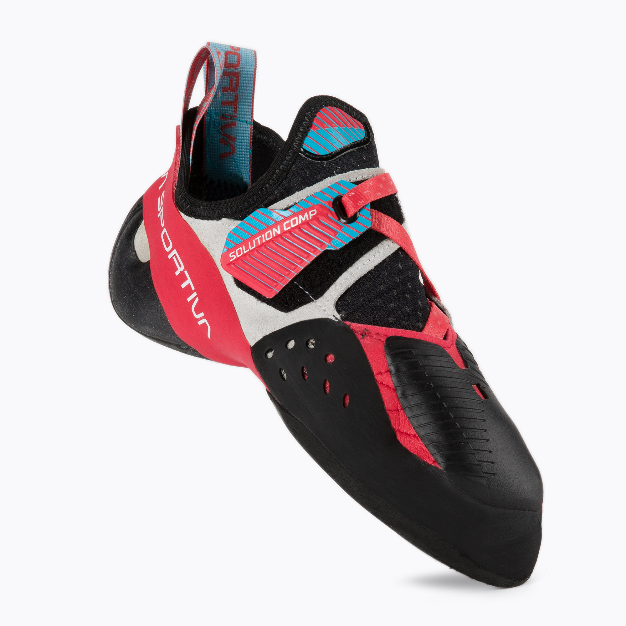 La Sportiva Solution Comp dámska lezecká obuv červená 30A402602 (Solution Comp ZFCS01902602)