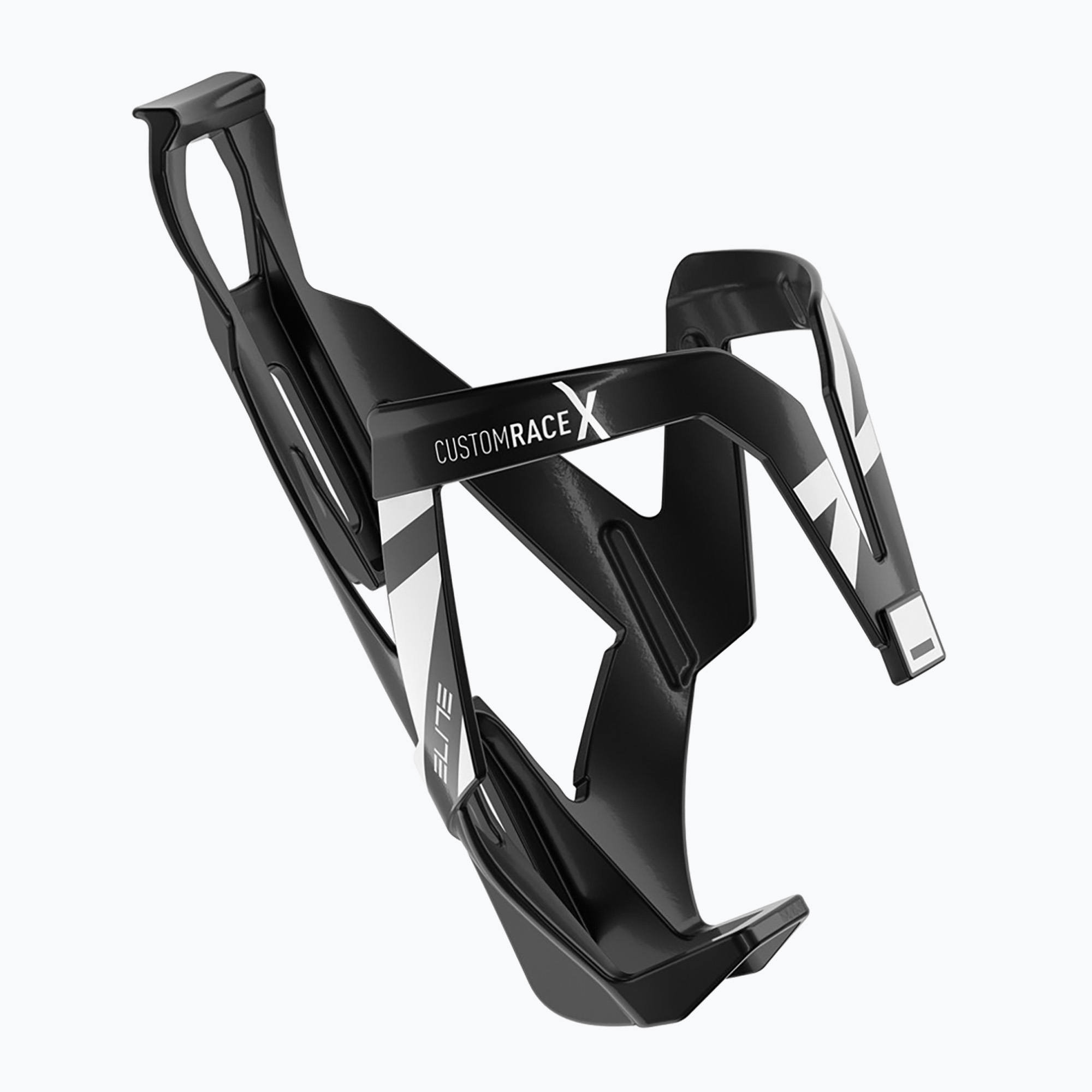 Košík na fľašu na bicykel Elite Custom Race X black glossy/white