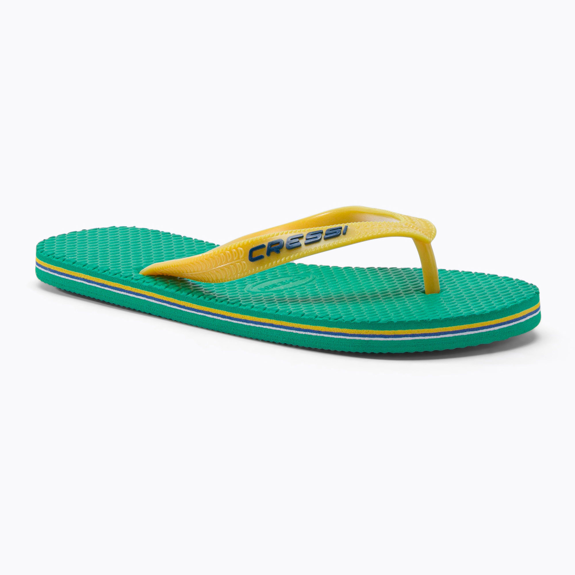 Cressi Plážové žabky zelené a žlté XVB9539235 (Beach XVB9539235)