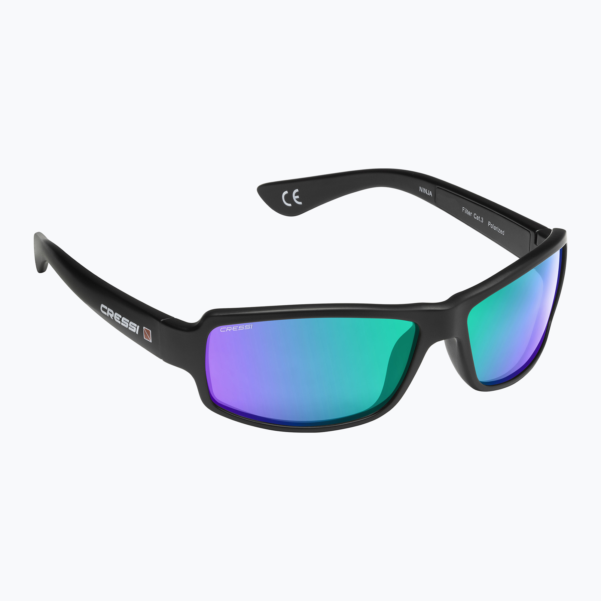 Slnečné okuliare Cressi Ninja black/green (Ninja XDB100011)