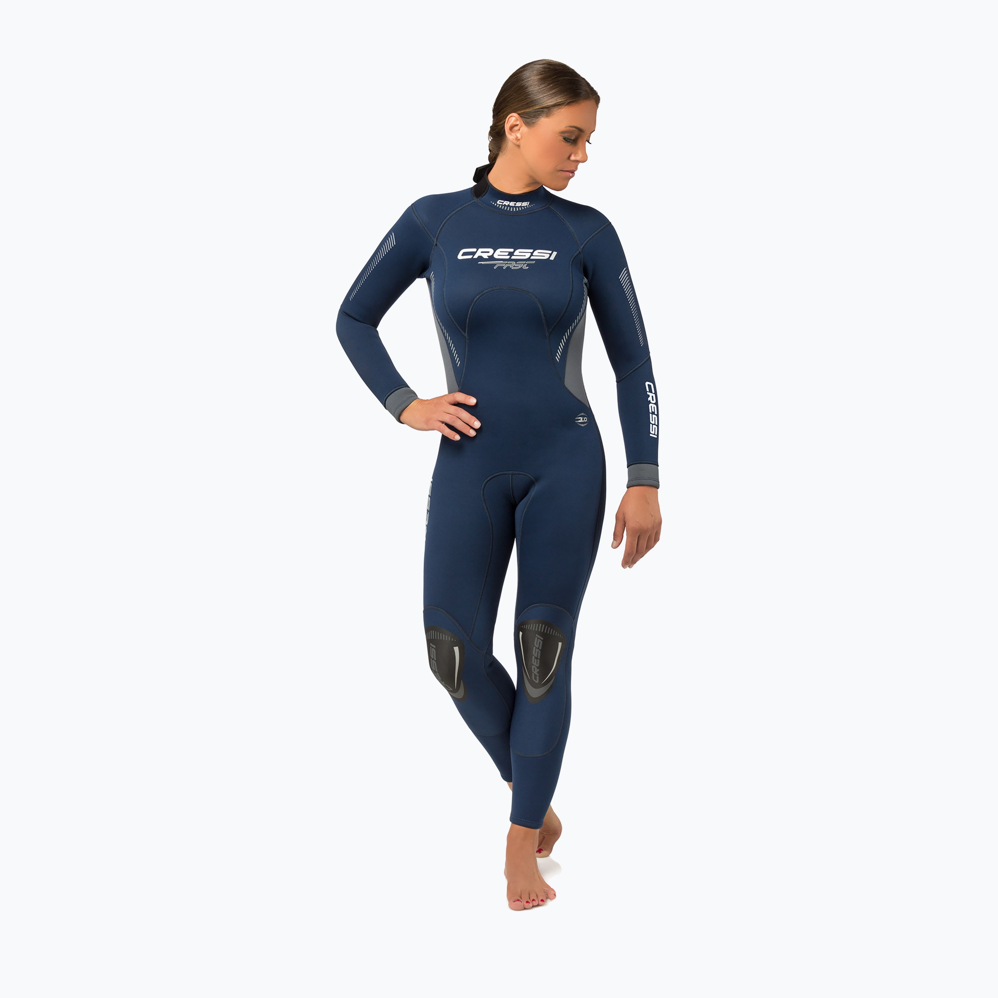 Dámsky potápačský oblek Cressi Fast Monopiece 3 mm navy blue LR109301 (Fast Monopiece 3 mm LR109304)