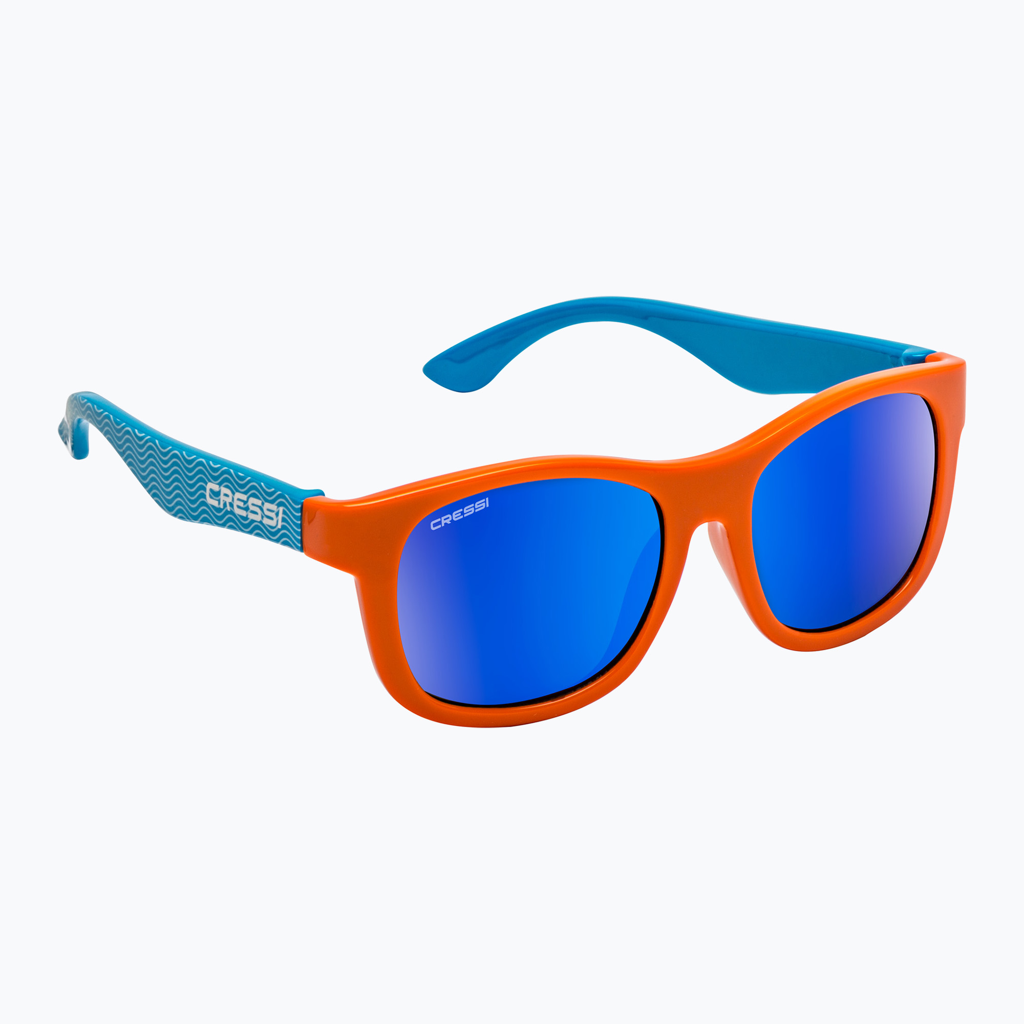 Detské slnečné okuliare Cressi Teddy waves/mirrored blue (Teddy XDB100431)