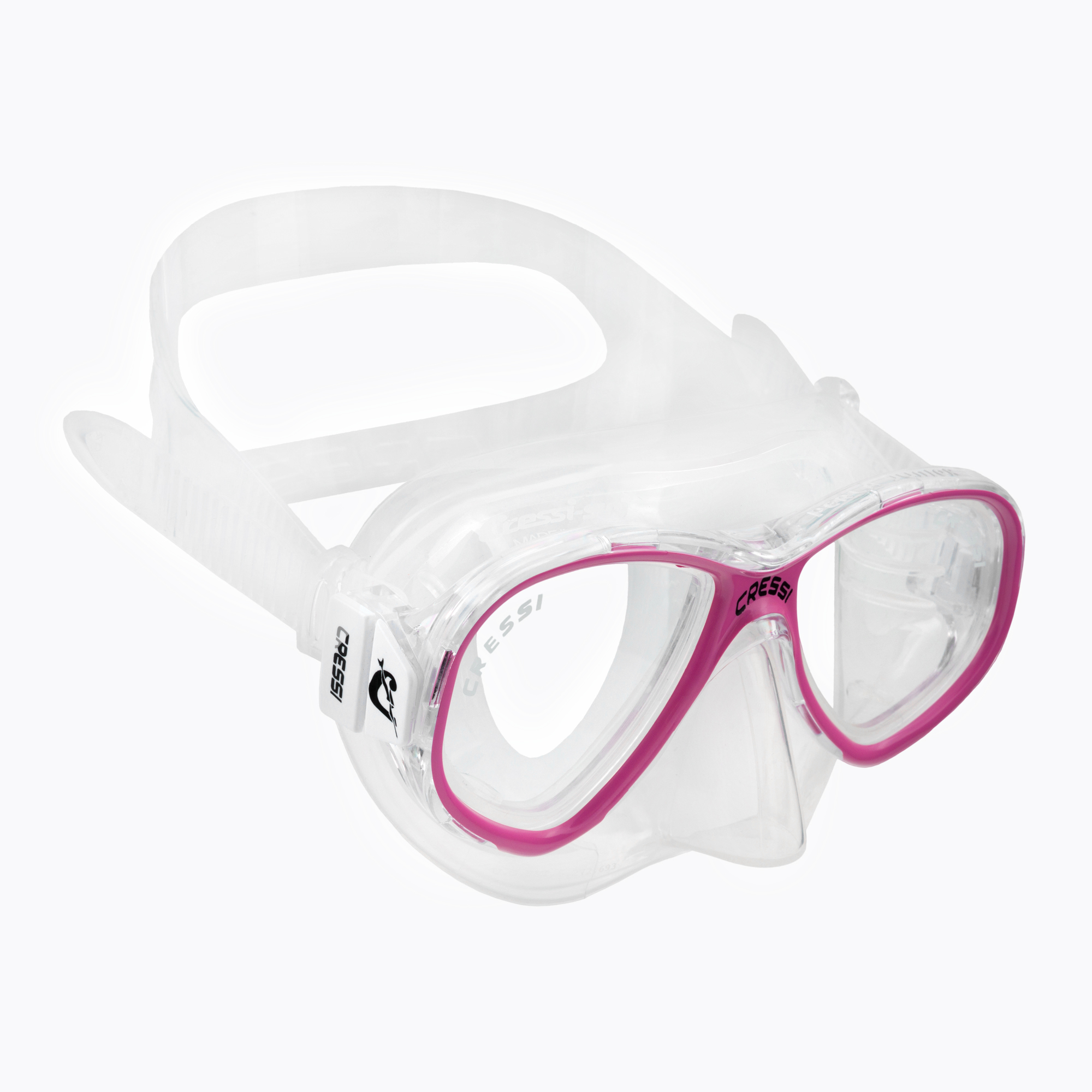 Detská potápačská maska Cressi Perla ružovo-čierna DN208440