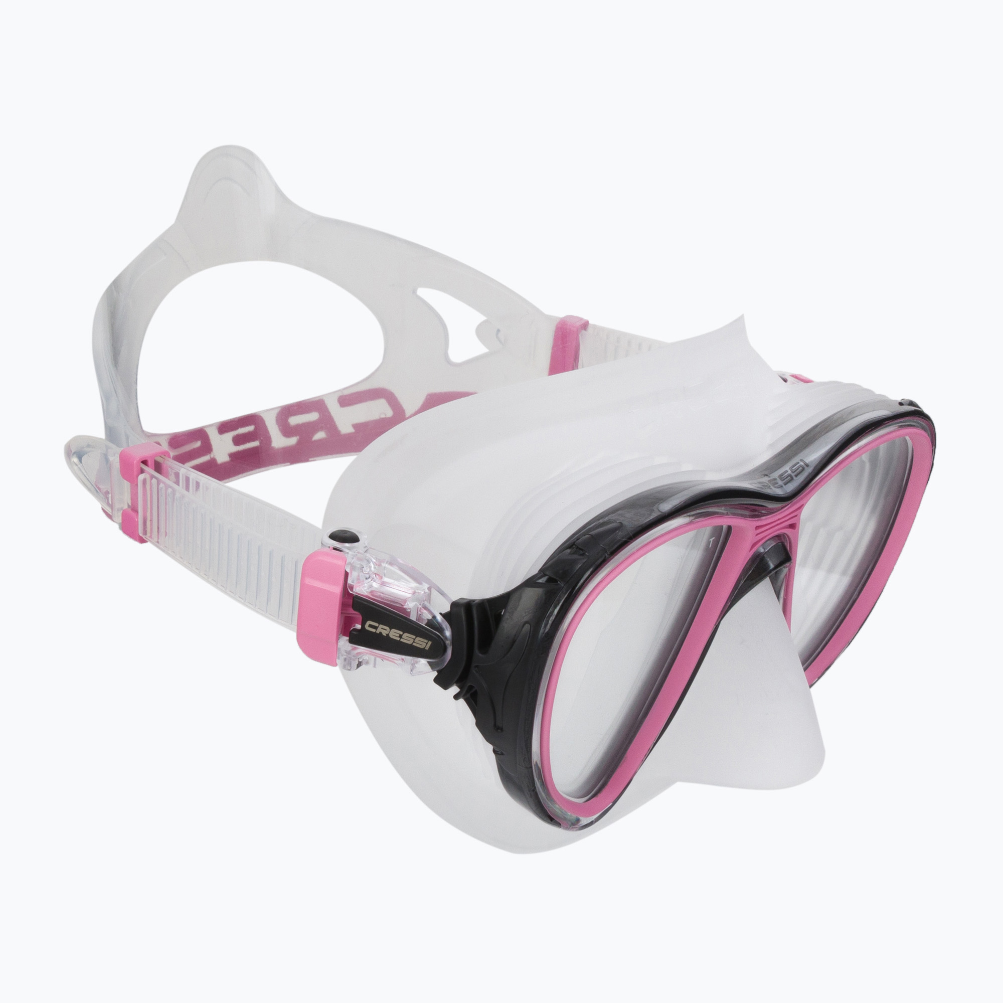 Potápačská maska Cressi Quantum pink/colourless DS510040