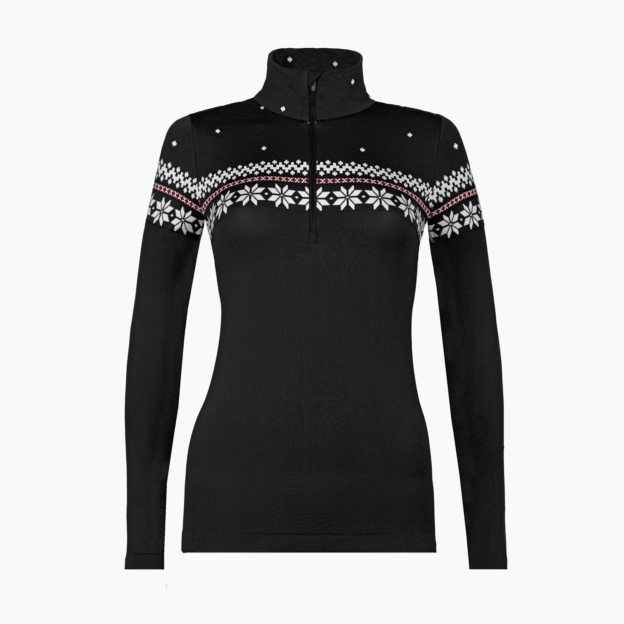 Dámska termo mikina Newland Hilde Half Zip black/white (Hilde Half Zip N4-6563-108)