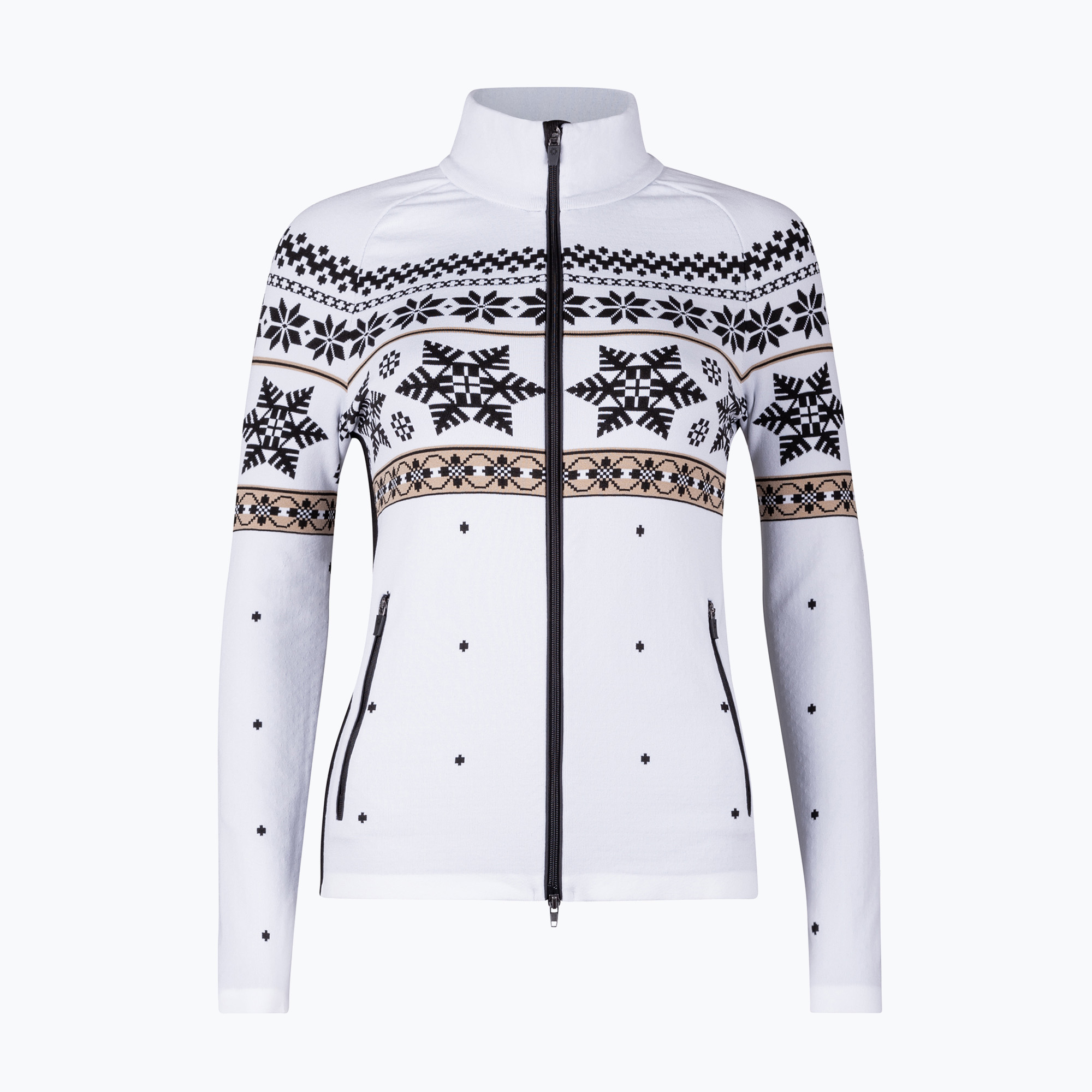 Dámska termo mikina Newland Jadis Full Zip white/black (Jadis Full Zip N4-6568-91)