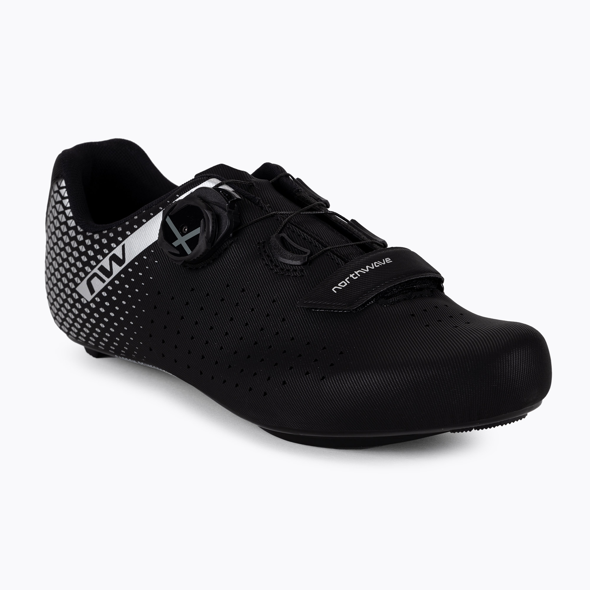 Northwave Core Plus 2 Wide black/silver pánska cestná obuv (Core Plus 2 Wide 80211014)