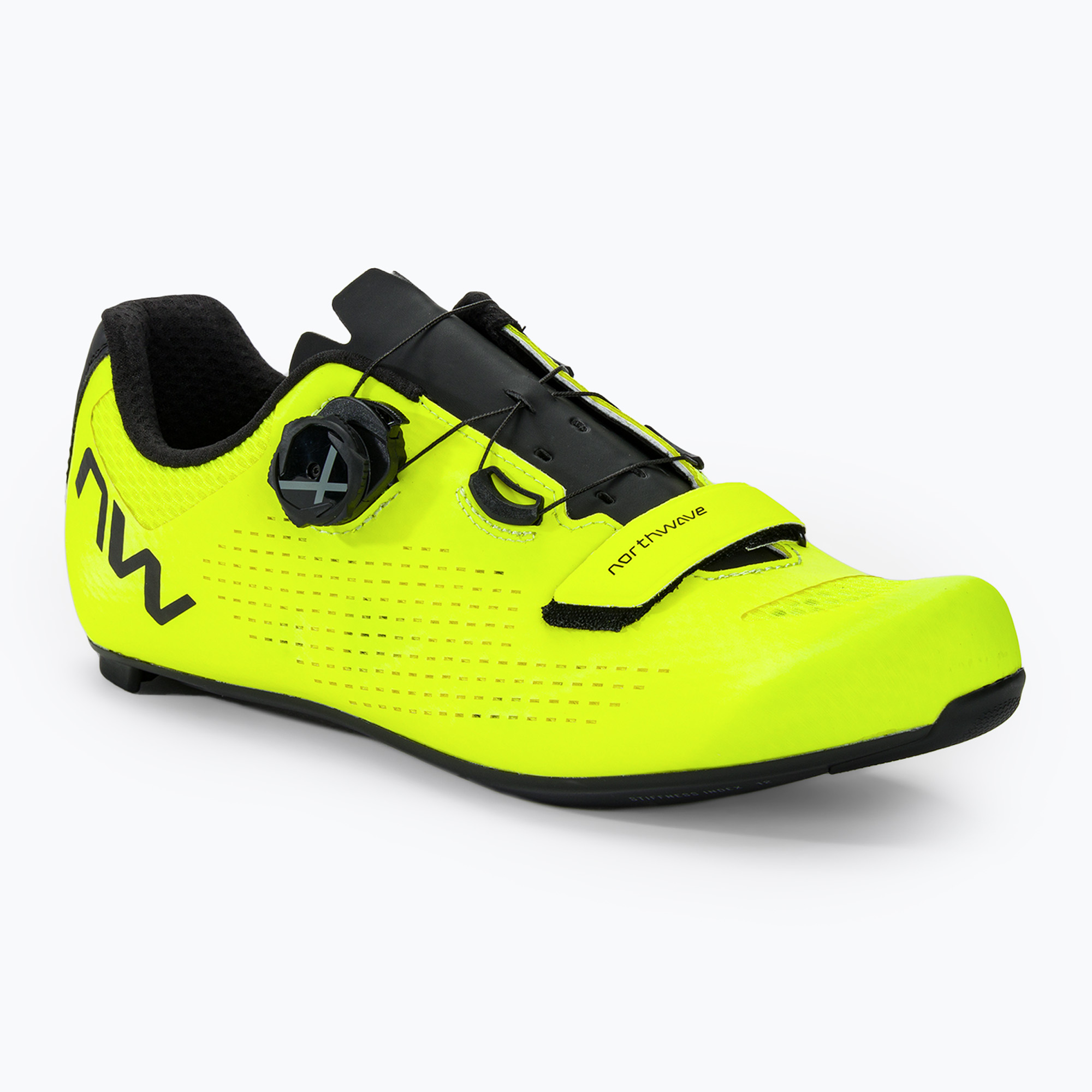 Pánska cestná obuv Northwave Storm Carbon 2 yellow fluo/black (Storm Carbon 2 80221013)