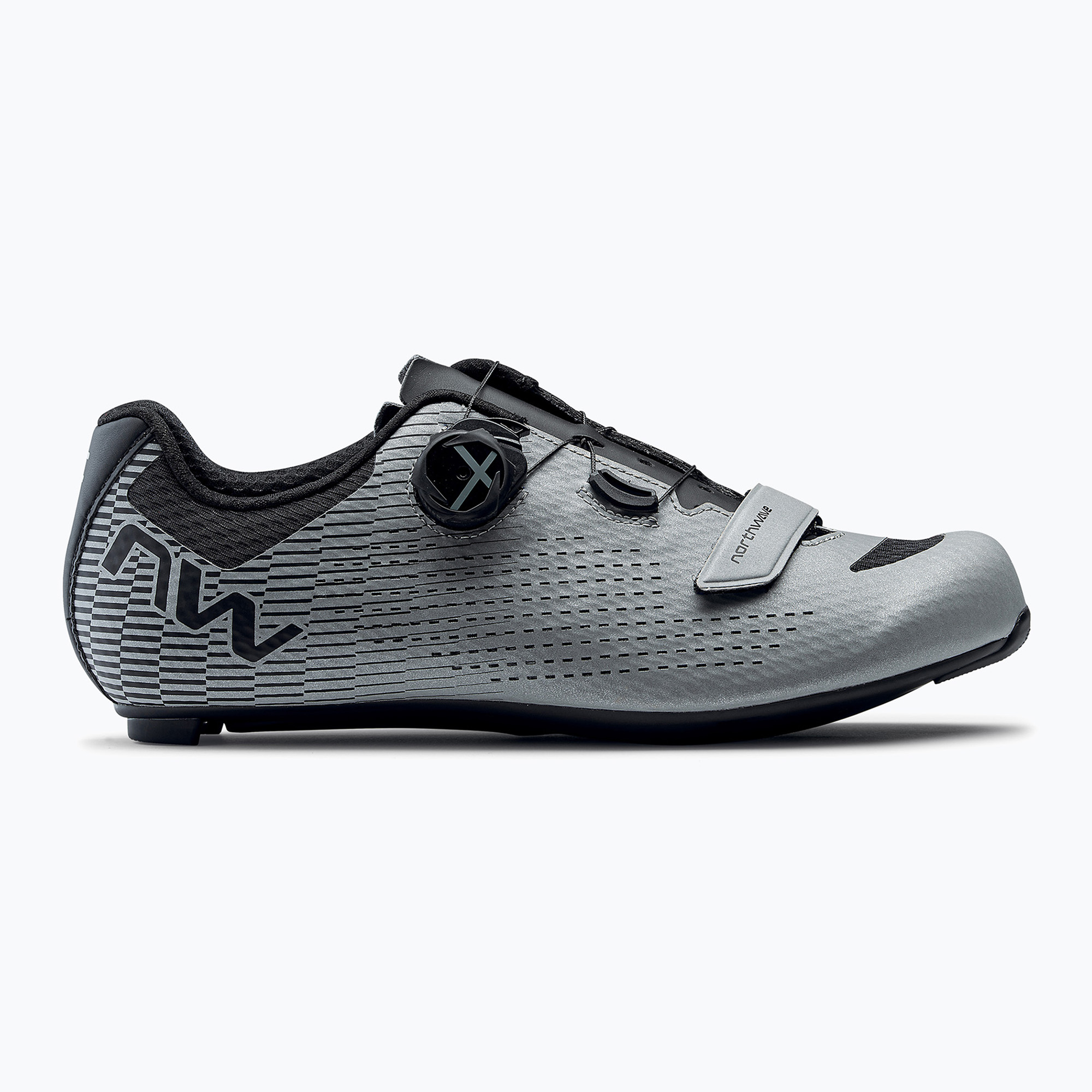 Pánska cestná obuv Northwave Storm Carbon 2 silver/reflective (Storm Carbon 2 80221013)