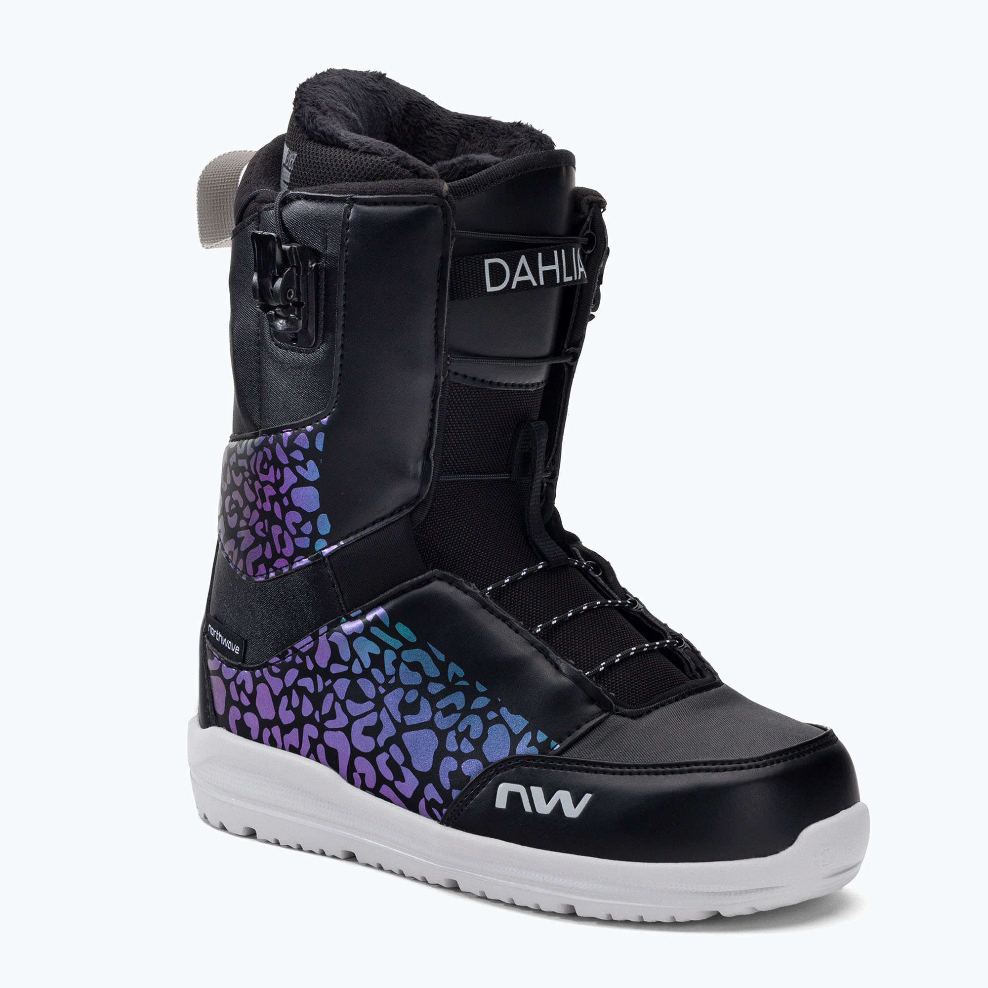 Dámske snowboardové topánky Northwave Dahlia SLS čierno-fialové 722151-16