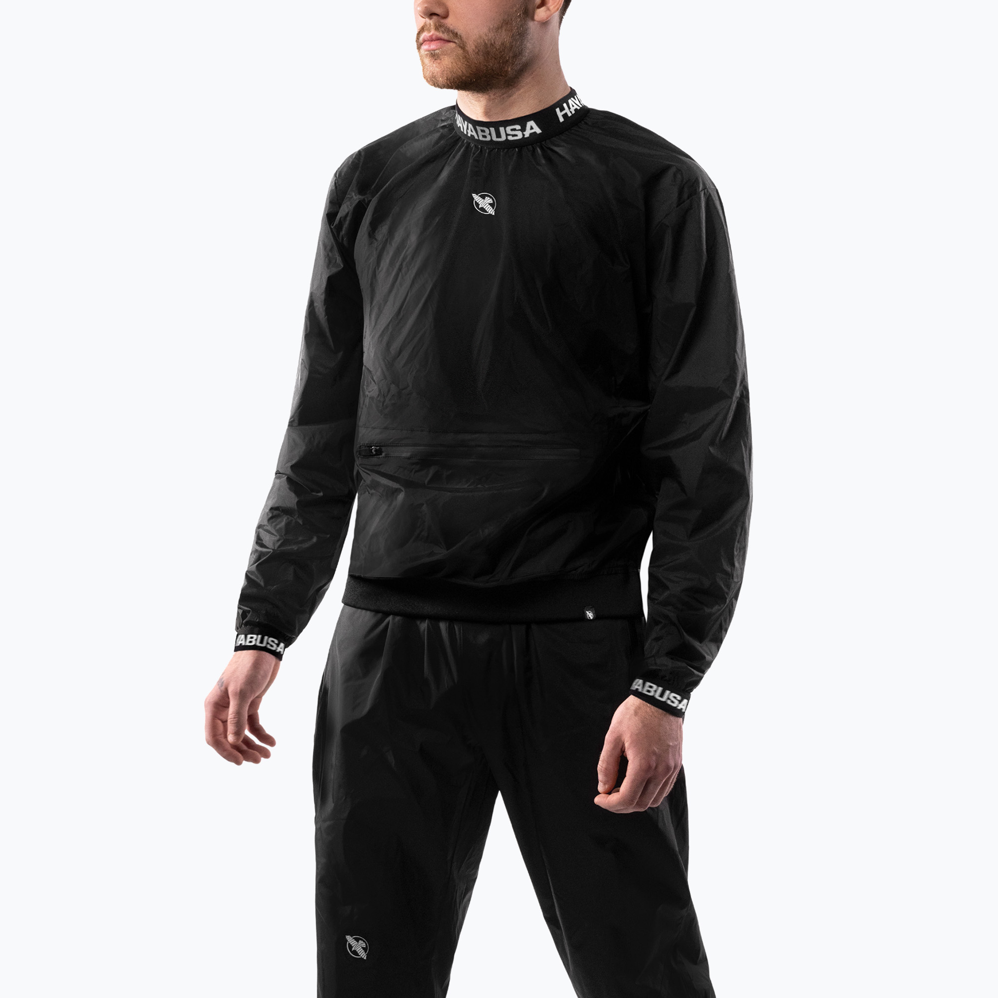 Saunový oblek Hayabusa Pro čierny (Pro Sauna SAUNS-BK)