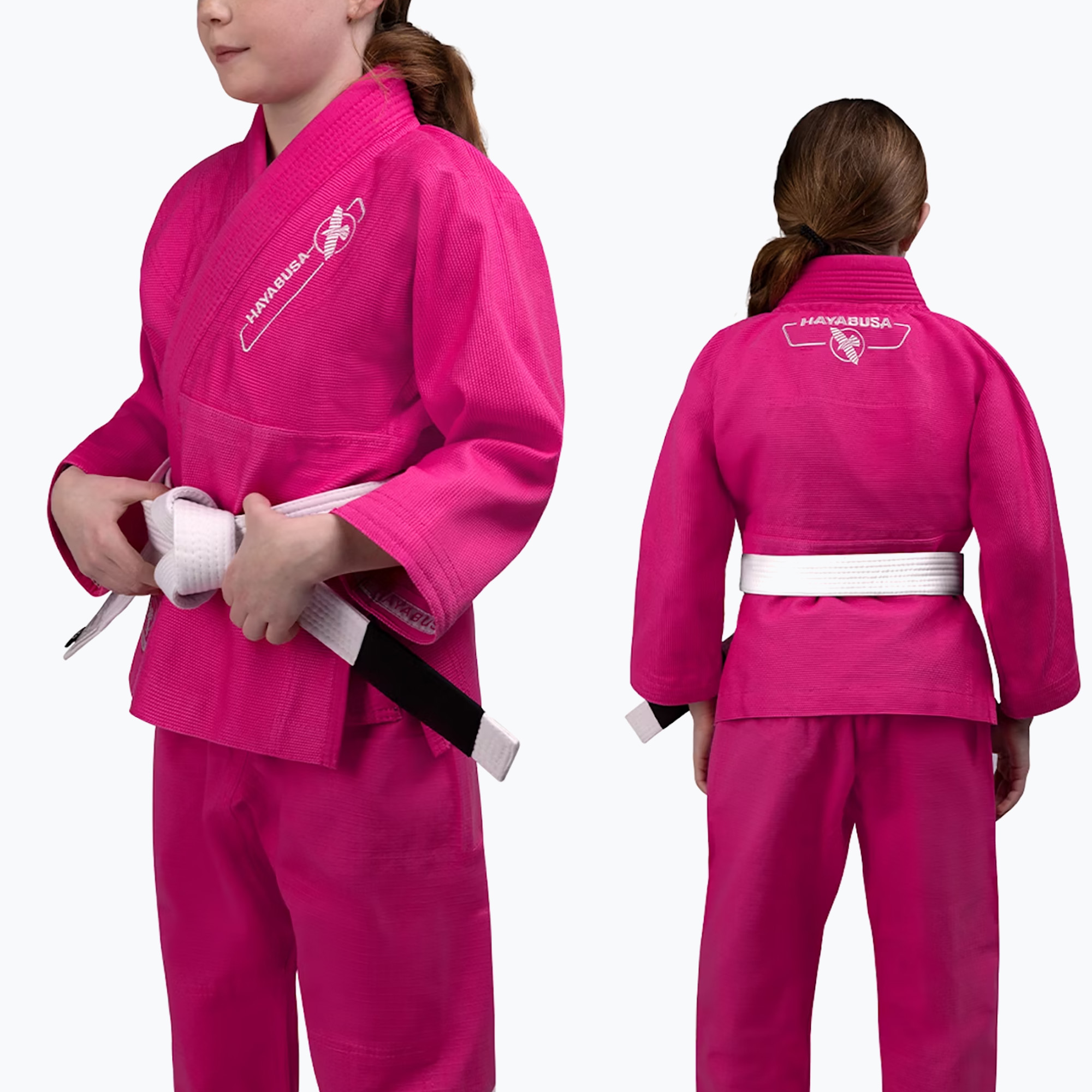 GI pre deti brazílske jiu-jitsu Hayabusa Essential pink (Essential YEPWJJG-PK)