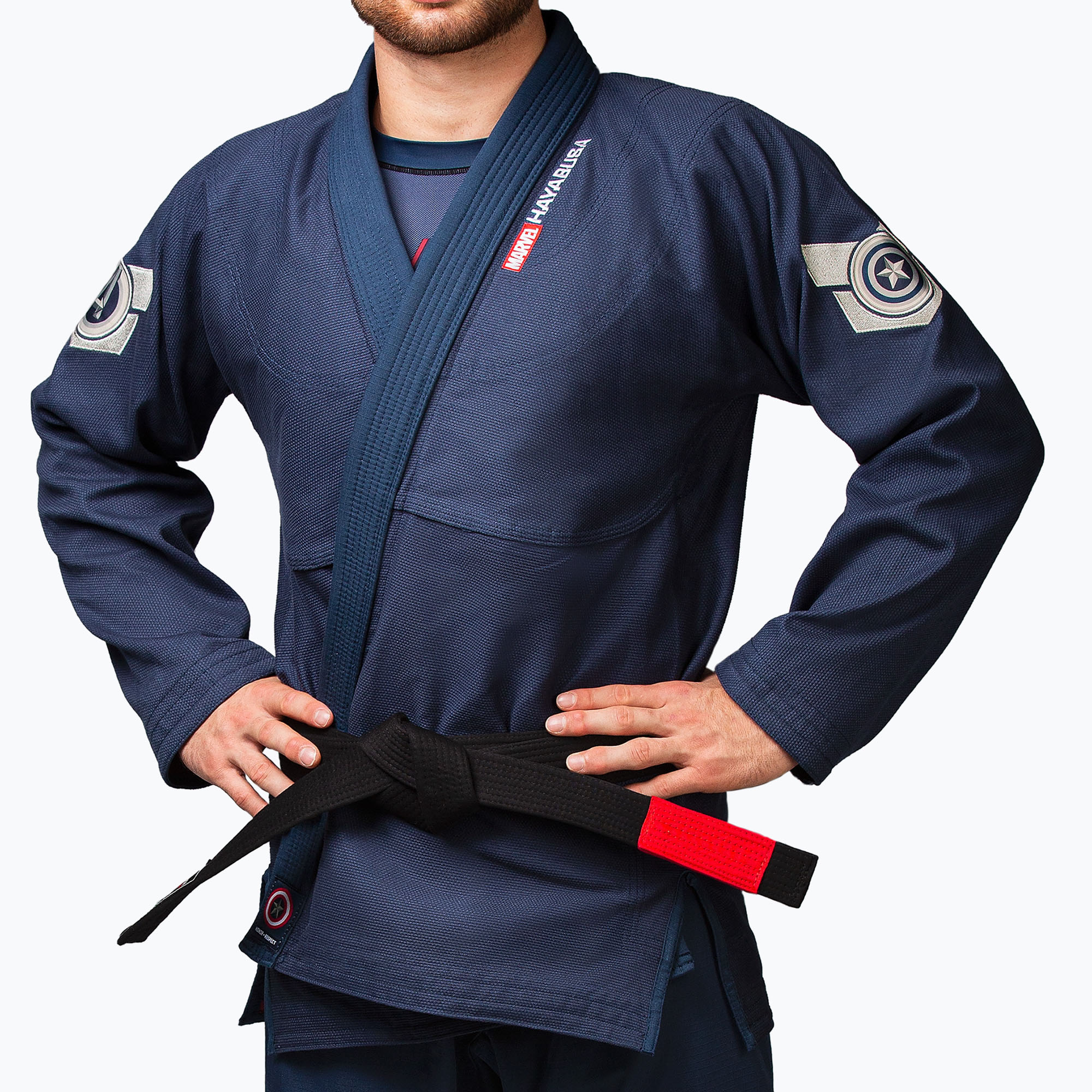 GI pre brazílske jiu-jitsu Hayabusa Marvel's Captain America blue (Marvel's Captain America MJJG-CA-A2)
