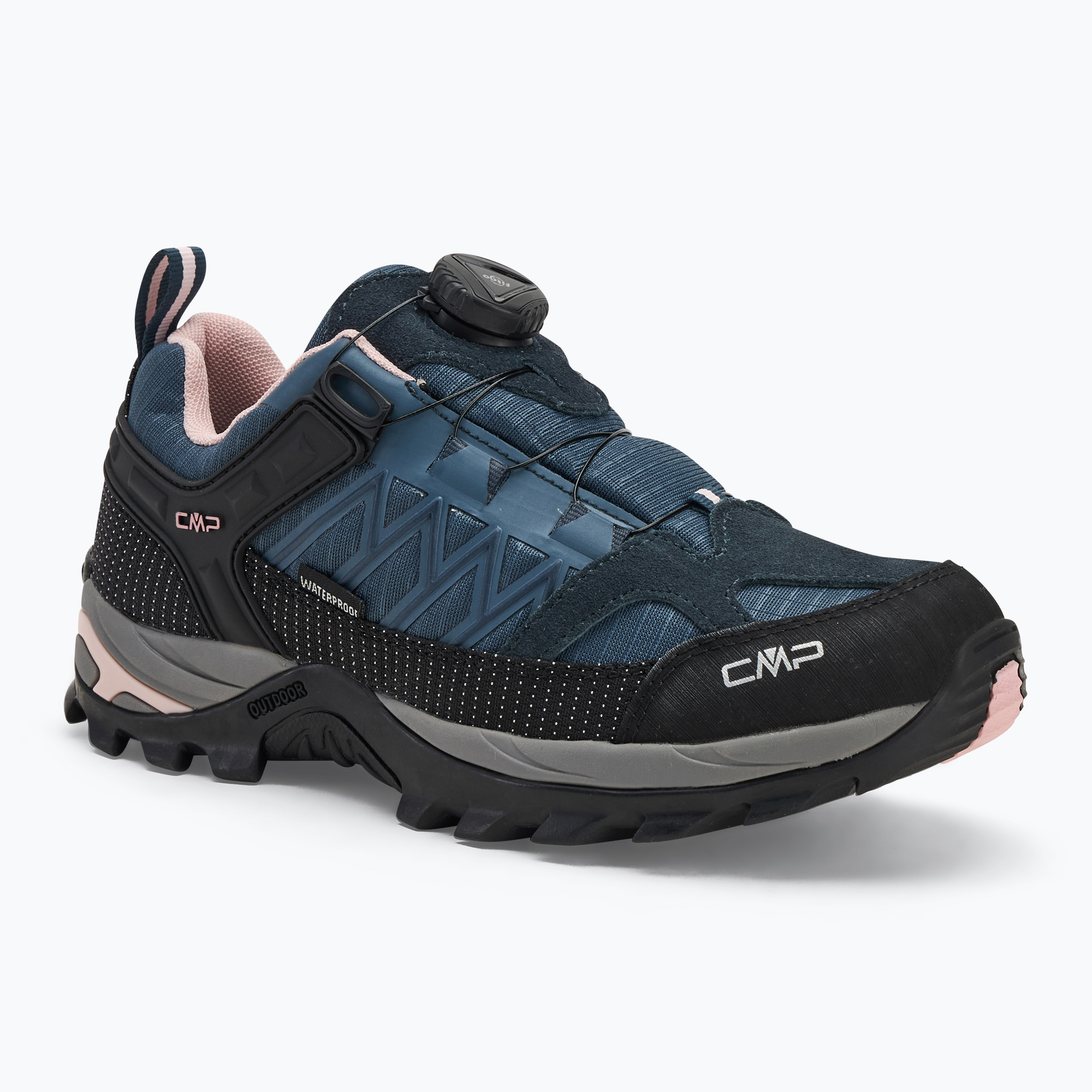 Pánske trekové topánky CMP Rigel Low Fitgo asphalt/antracite/rose (Rigel Low Fitgo 3Q14826/53UG)