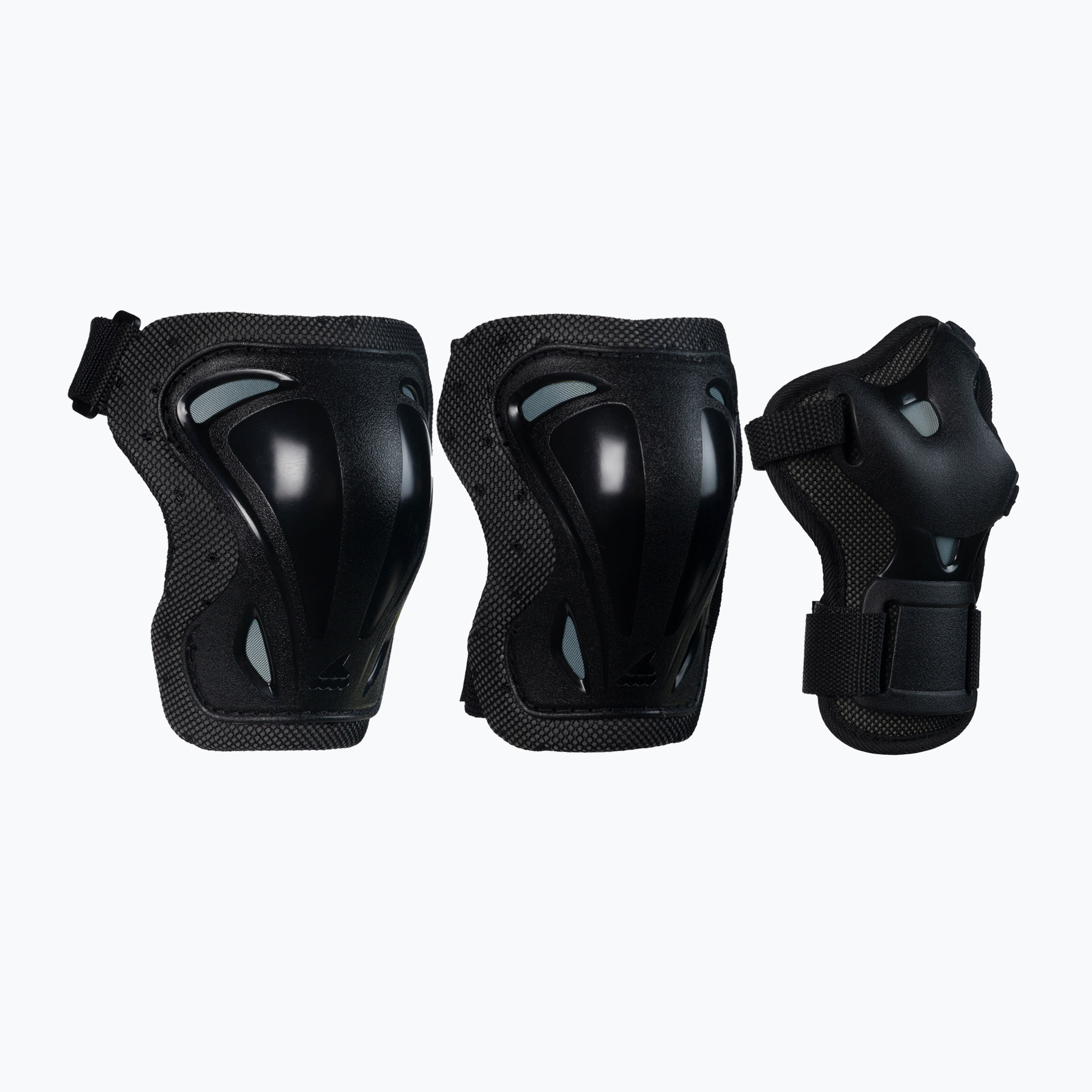 Rollerblade Skate Gear 3 Pack Protector Set Black 069P0100 100
