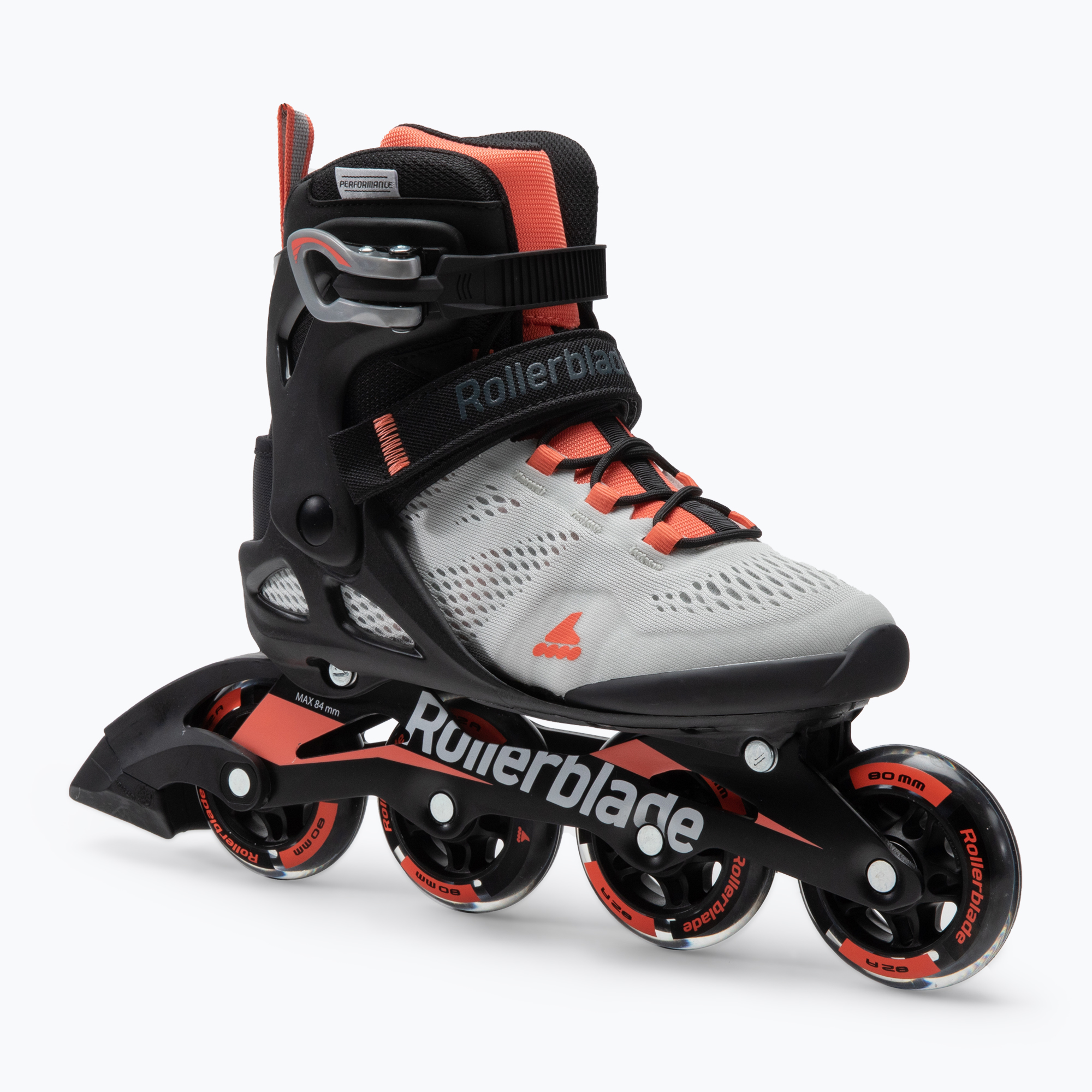 Dámske kolieskové korčule Rollerblade Macroblade 80 grey-orange 07100700 R50 (Macroblade 80 W 07100700R50)