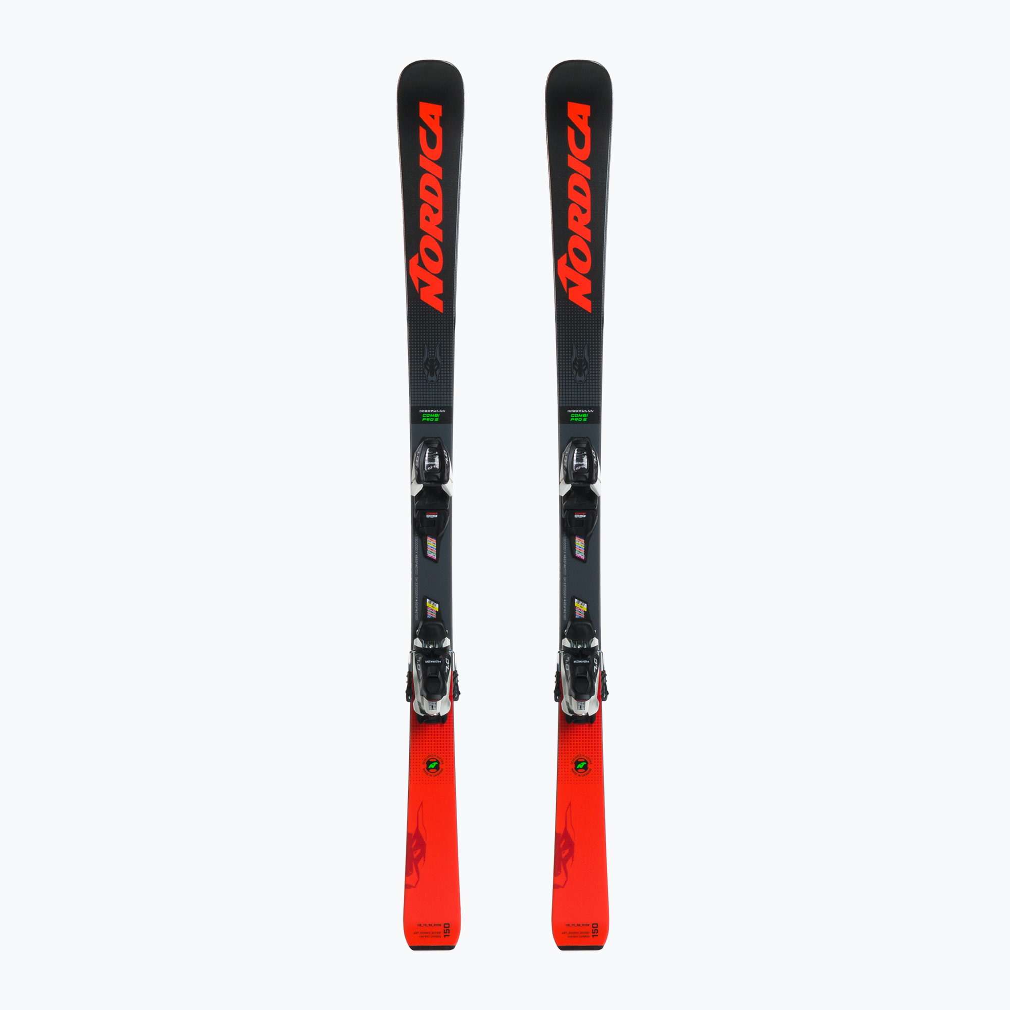 Detské zjazdové lyže Nordica DOBERMANN Combi Pro S FDT + Jr 7. Black/Red A133ME1 (DOBERMANN Combi Pro S FDT + Jr 7.0 0A1330ME001)