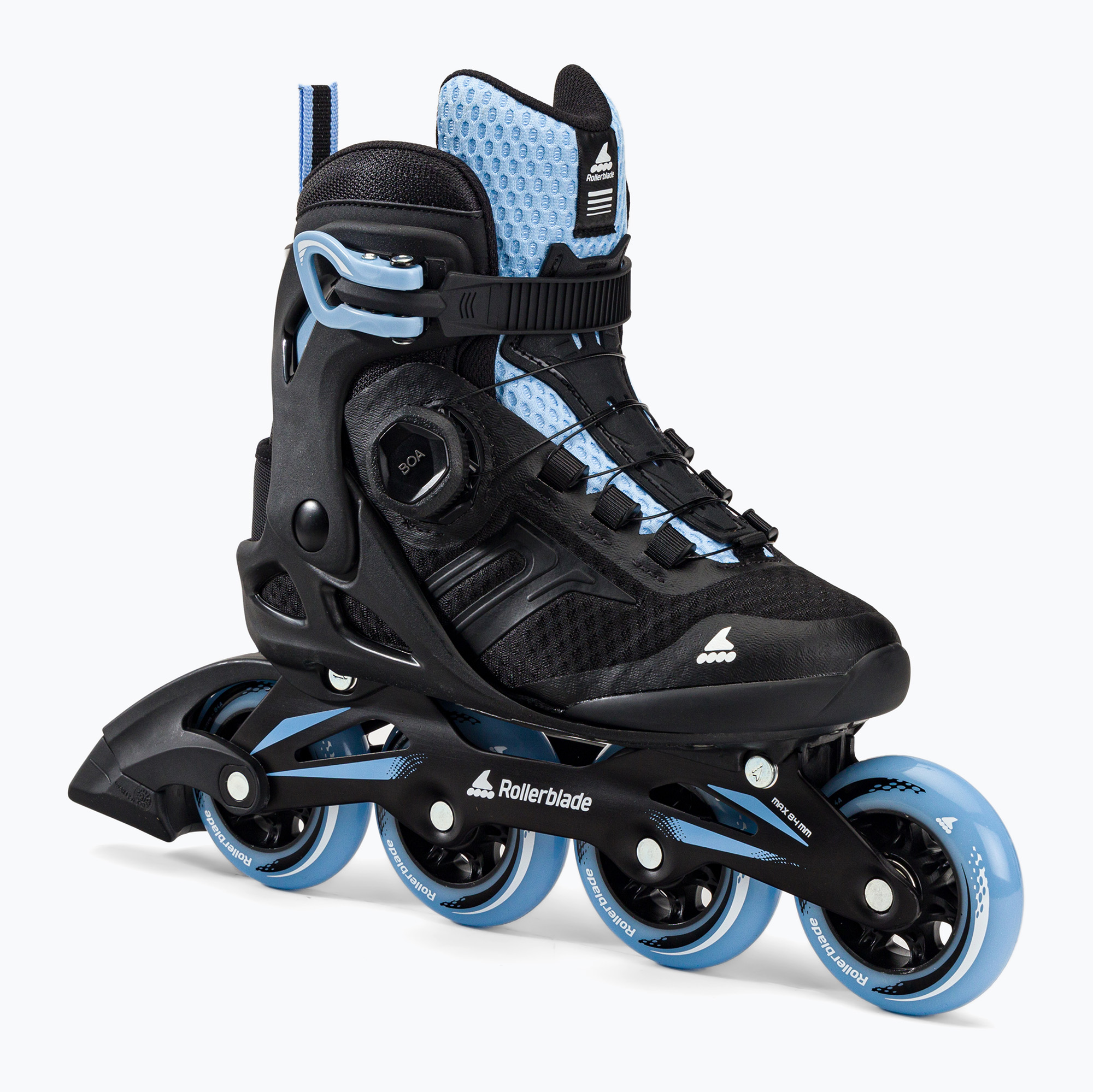 Dámske kolieskové korčule Rollerblade Macroblade 84 BOA black-blue 07370700092
