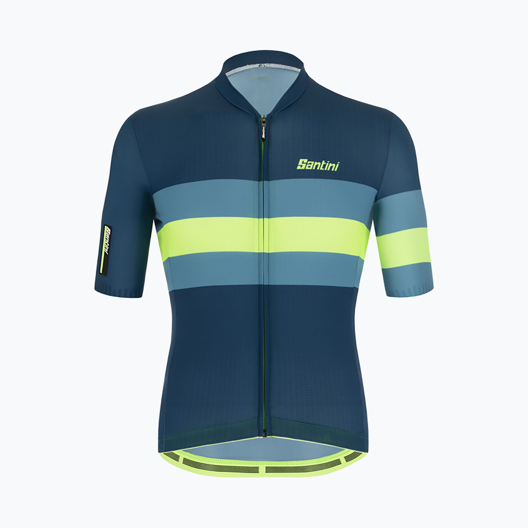 Pánsky cyklistický dres Santini Sleek Bengal blue 2S94475CESLKBENGVFS (Sleek Bengal 2S94475CESLKBENGVFS)