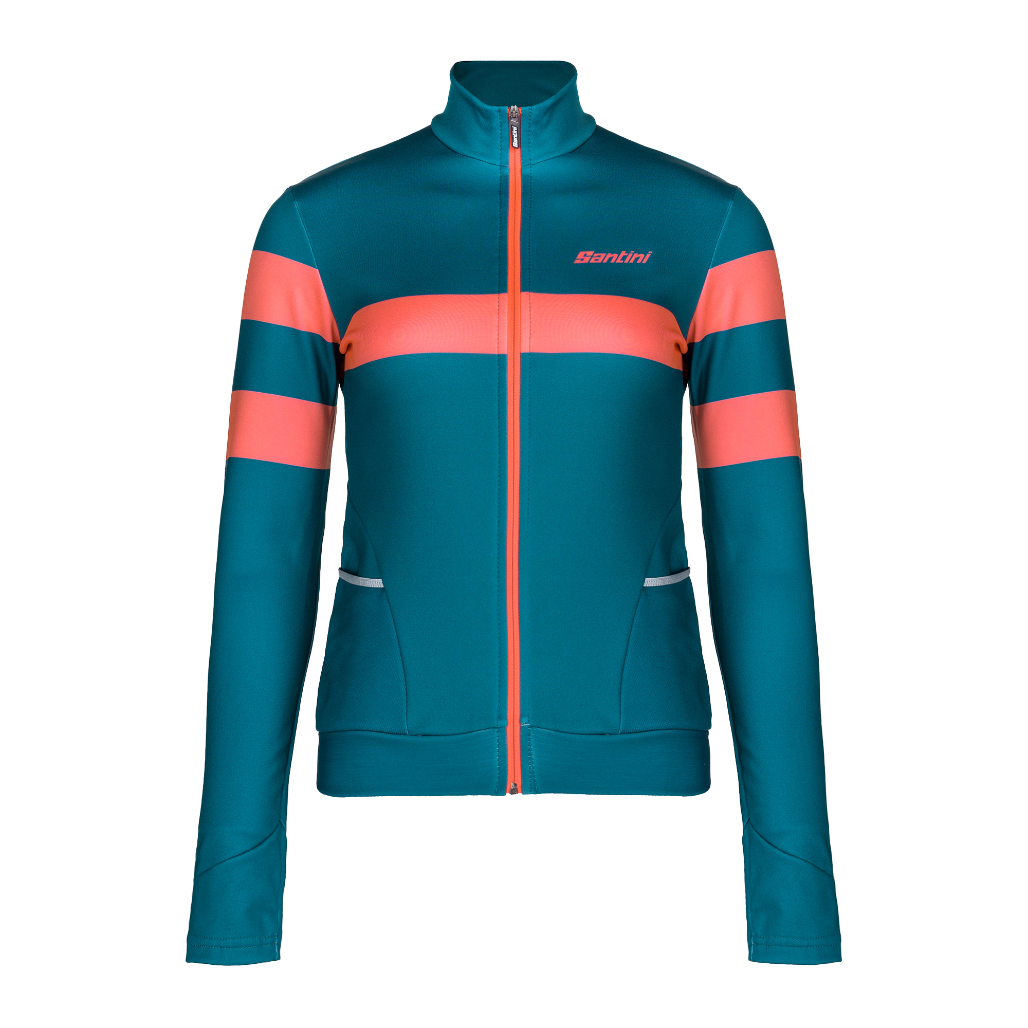 Dámska cyklistická bunda Santini Coral Bengal green 2W216175CORALBENGTE