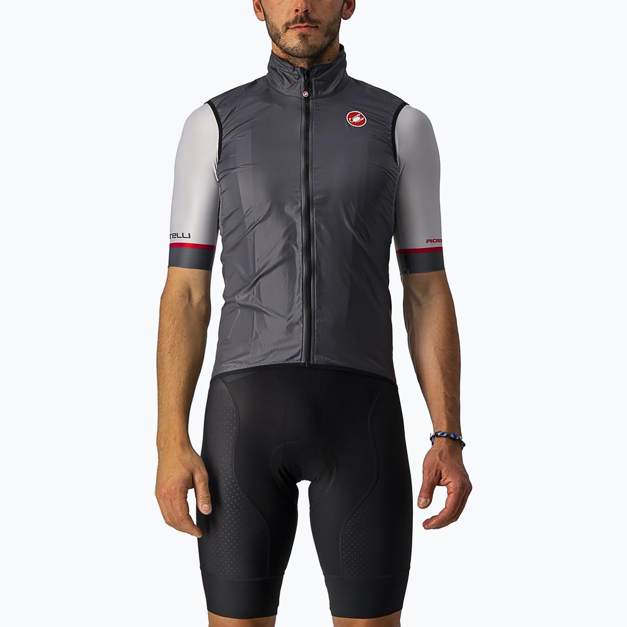 Pánska cyklistická vesta Castelli Aria dark gray (Aria 4520057_030)