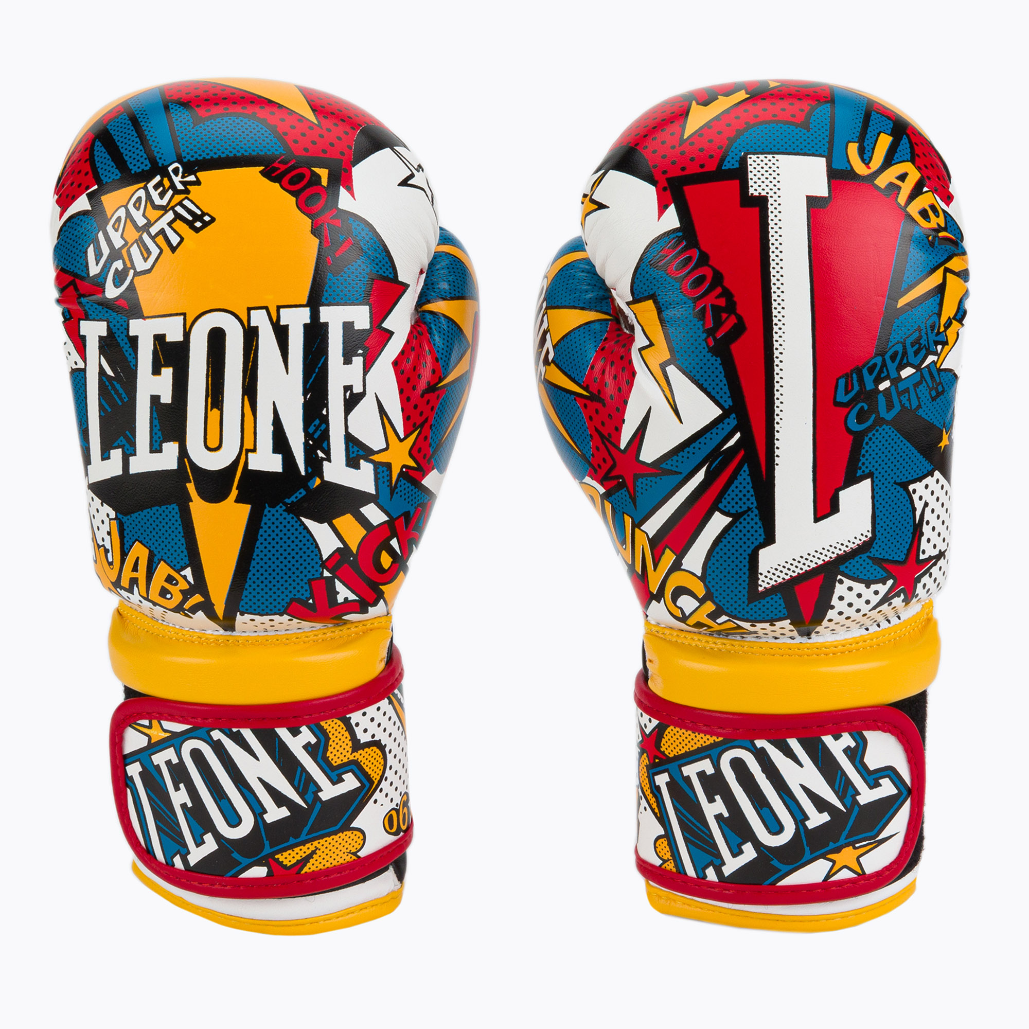 Farebné detské boxerské rukavice Leone Hero GN400J