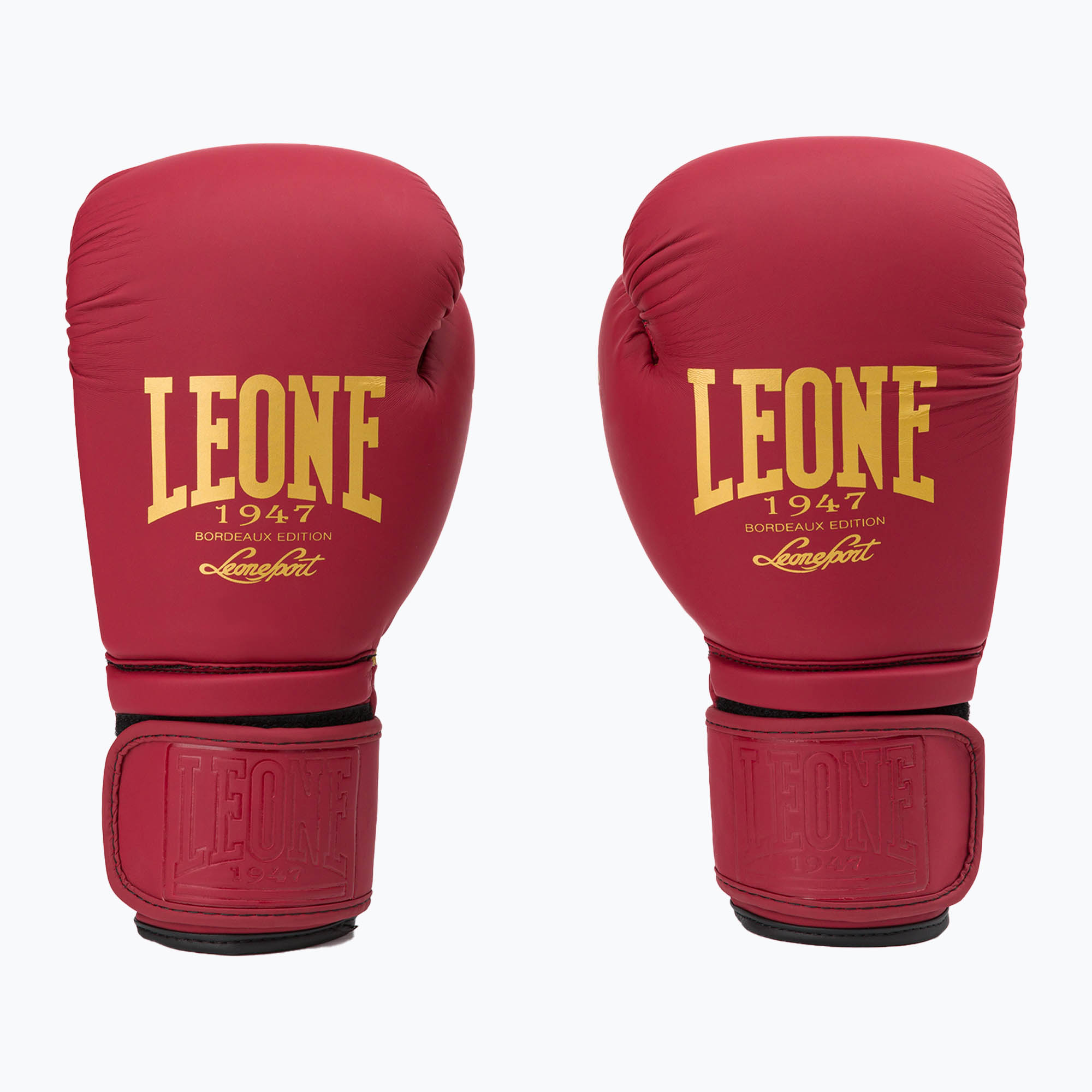 Boxerské rukavice Leone Bordeaux bordovej farby GN059X (GN059X)