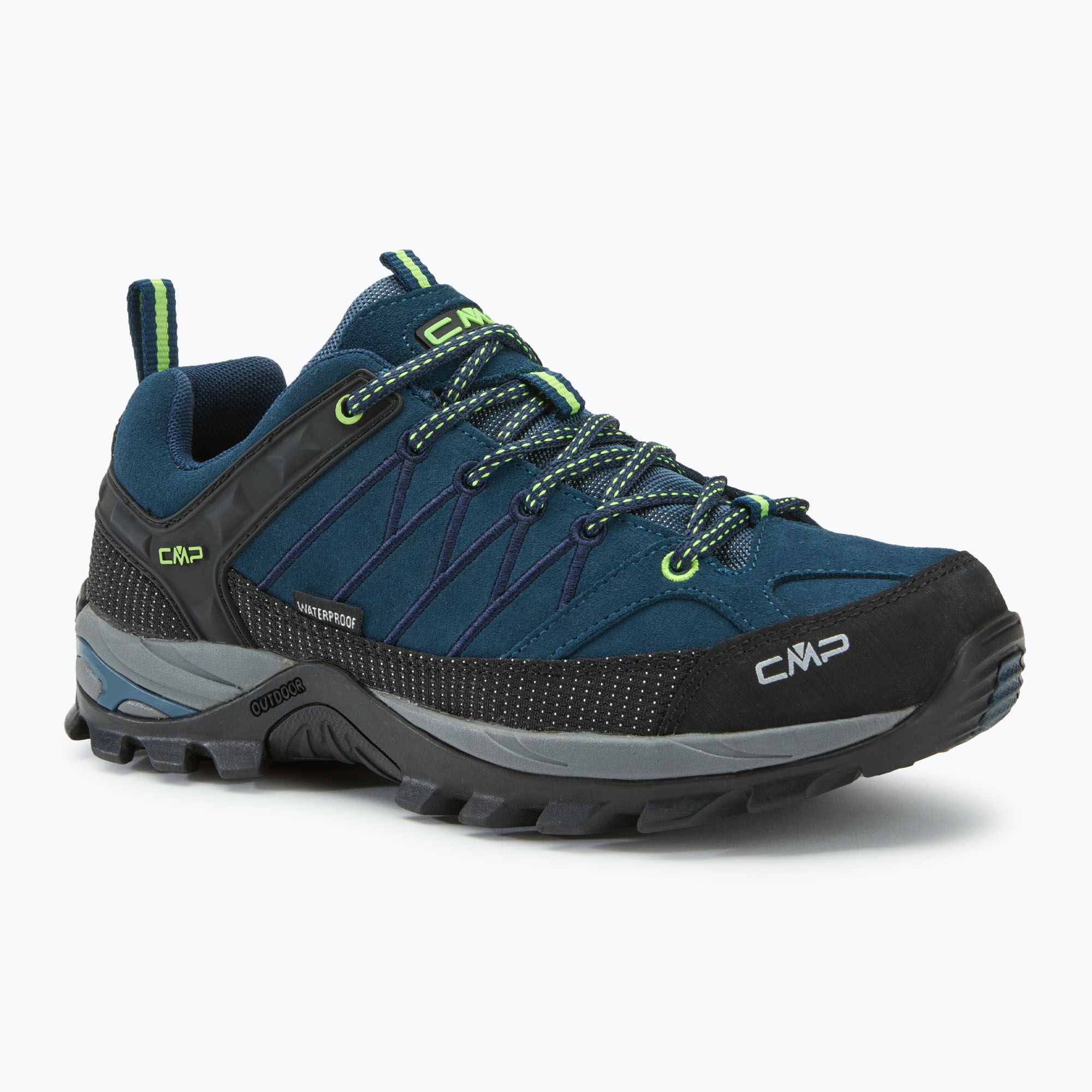 Pánske trekové topánky CMP Rigel Low blue ink / yellow fluo (Rigel Low 3Q13247/08MF)