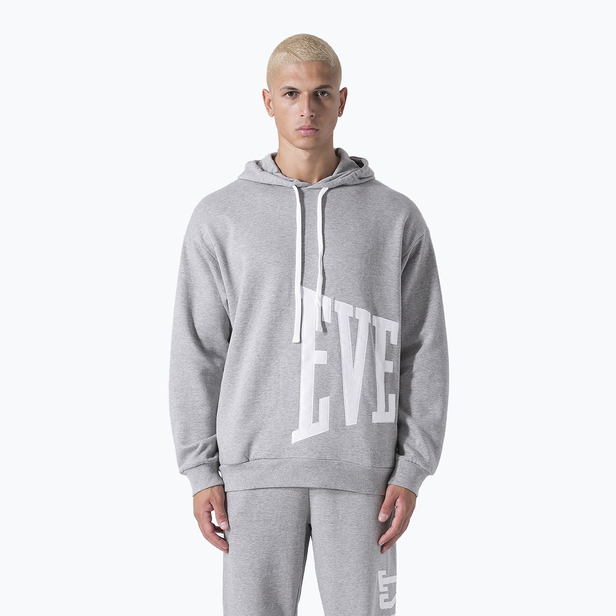 Pánska mikina Everlast Exclusive Hoodie Logo grey/melange (Exclusive Hoodie Logo 37M277F59-M000)
